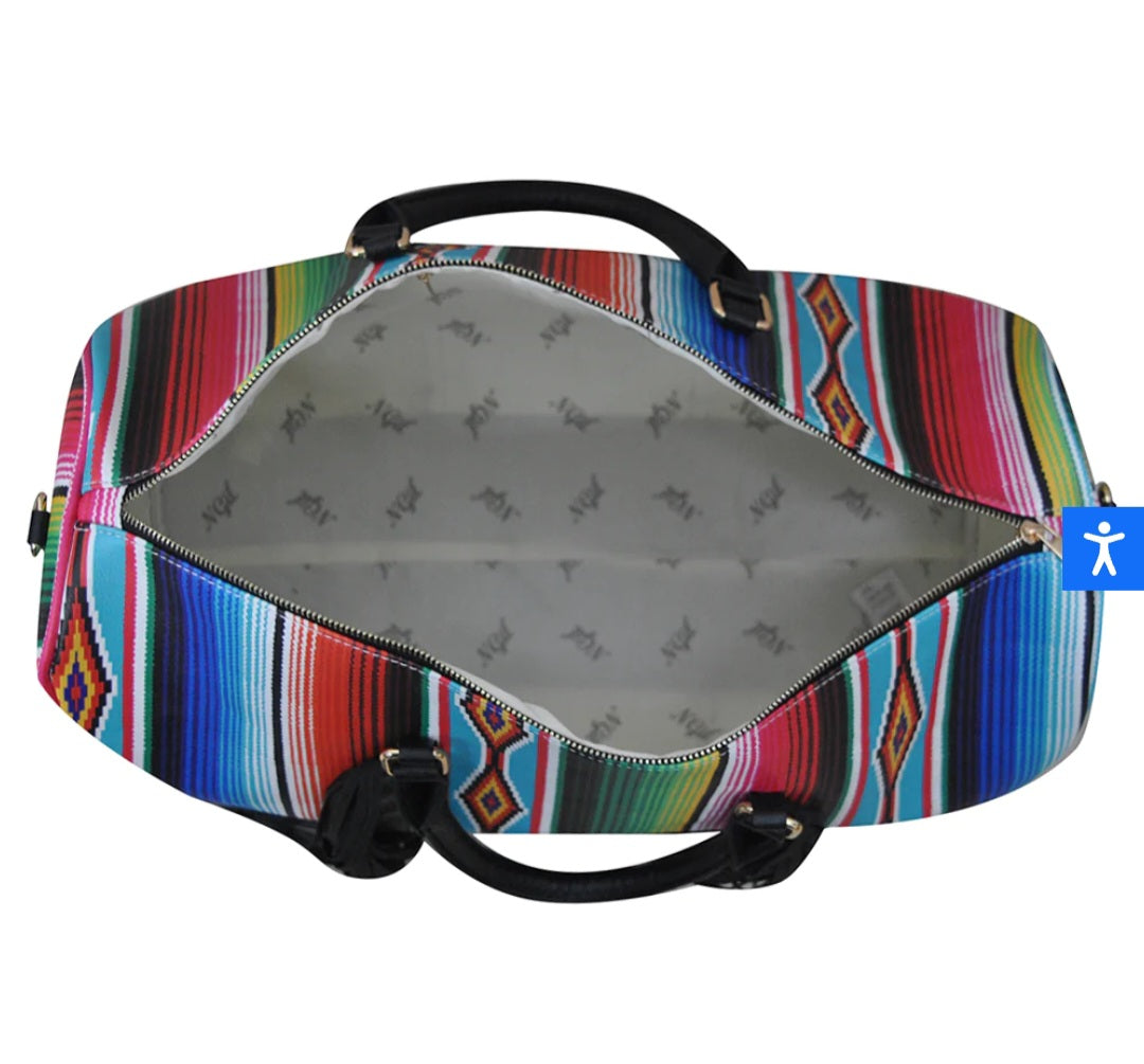 Serape Print Duffel Bag