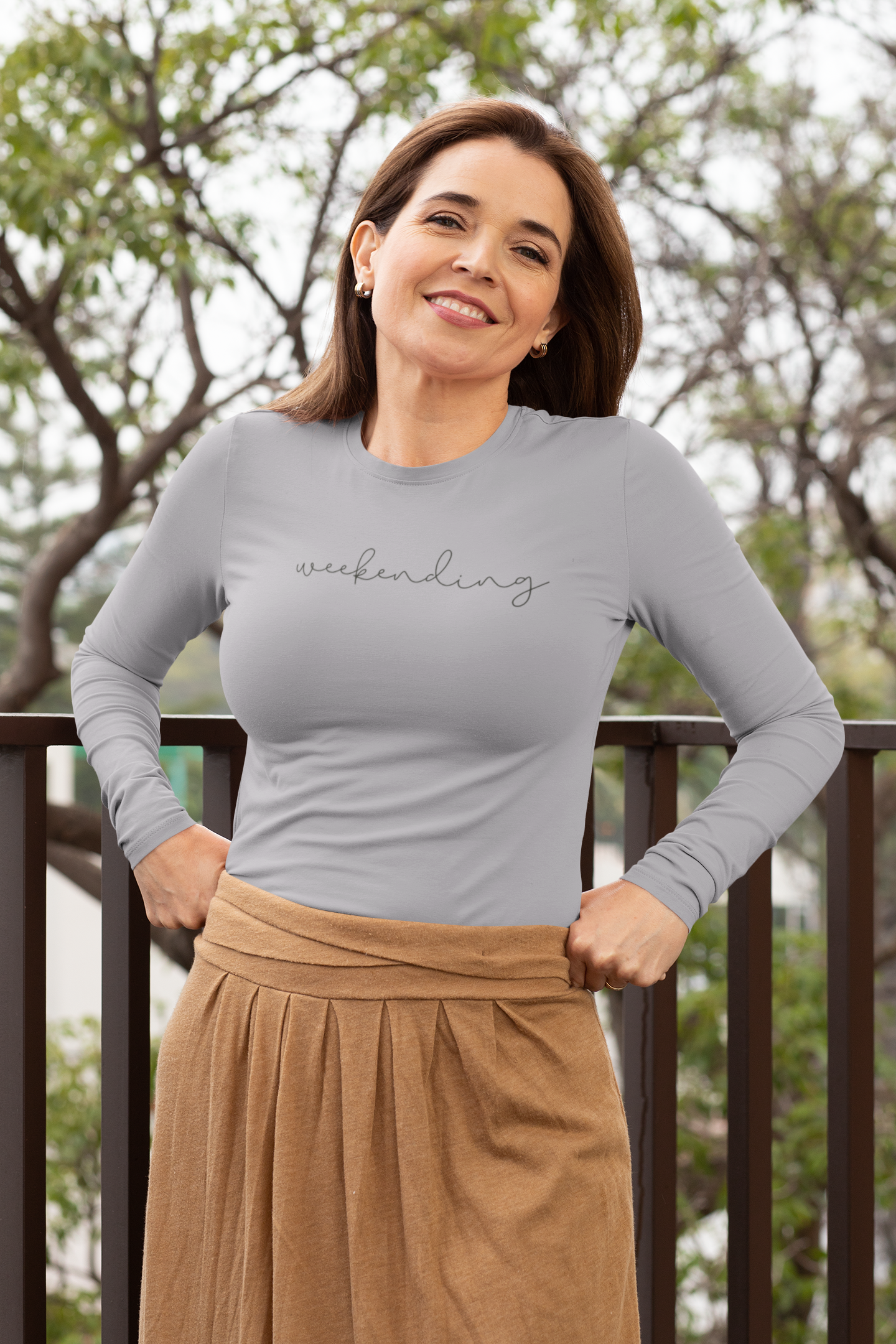 Weekending Regular & Plus Long or Short Sleeve Graphic Tee