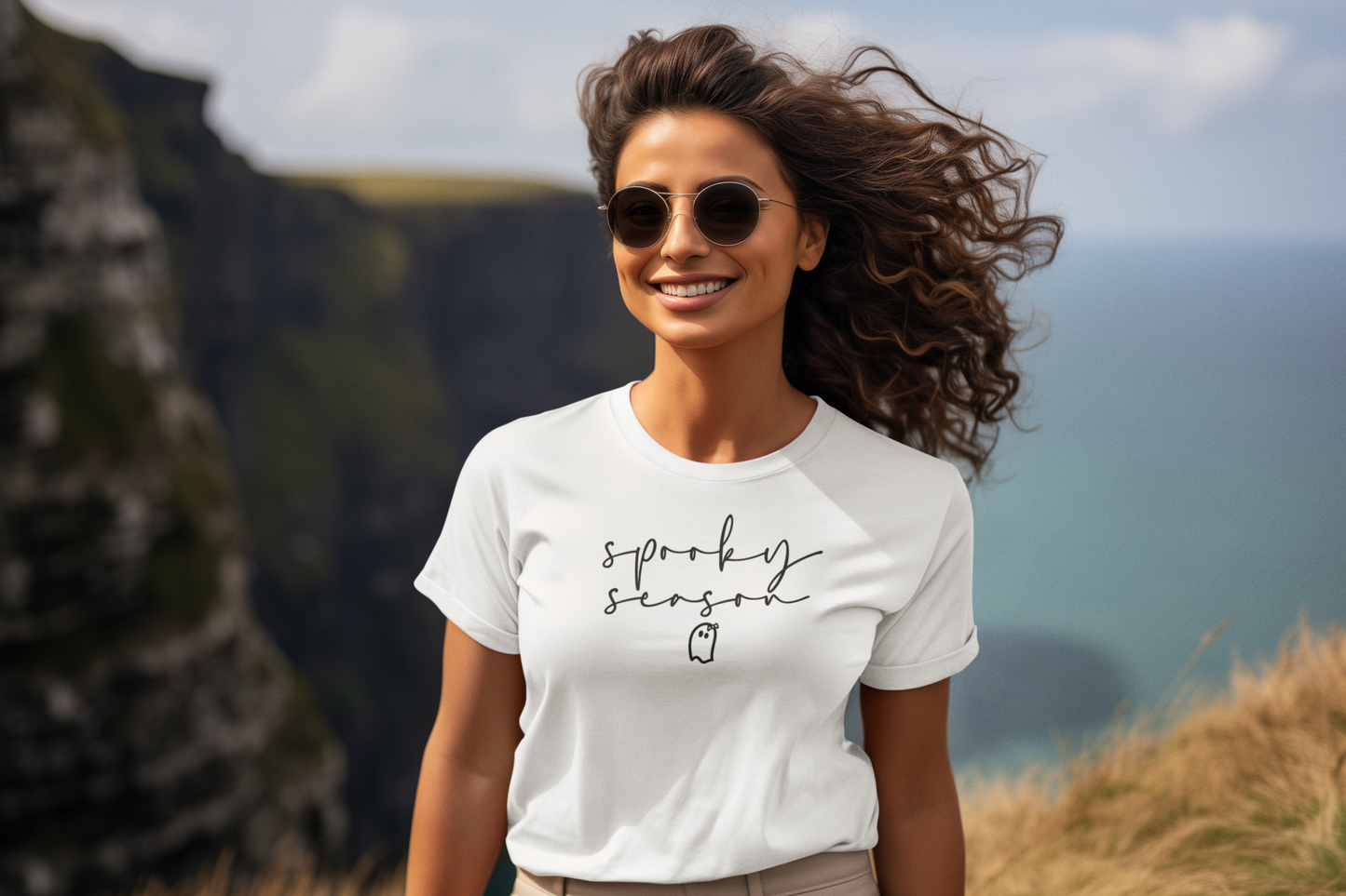 Spooky Season Regular & Plus Long or Short Sleeve Graphic Tee (Copy)