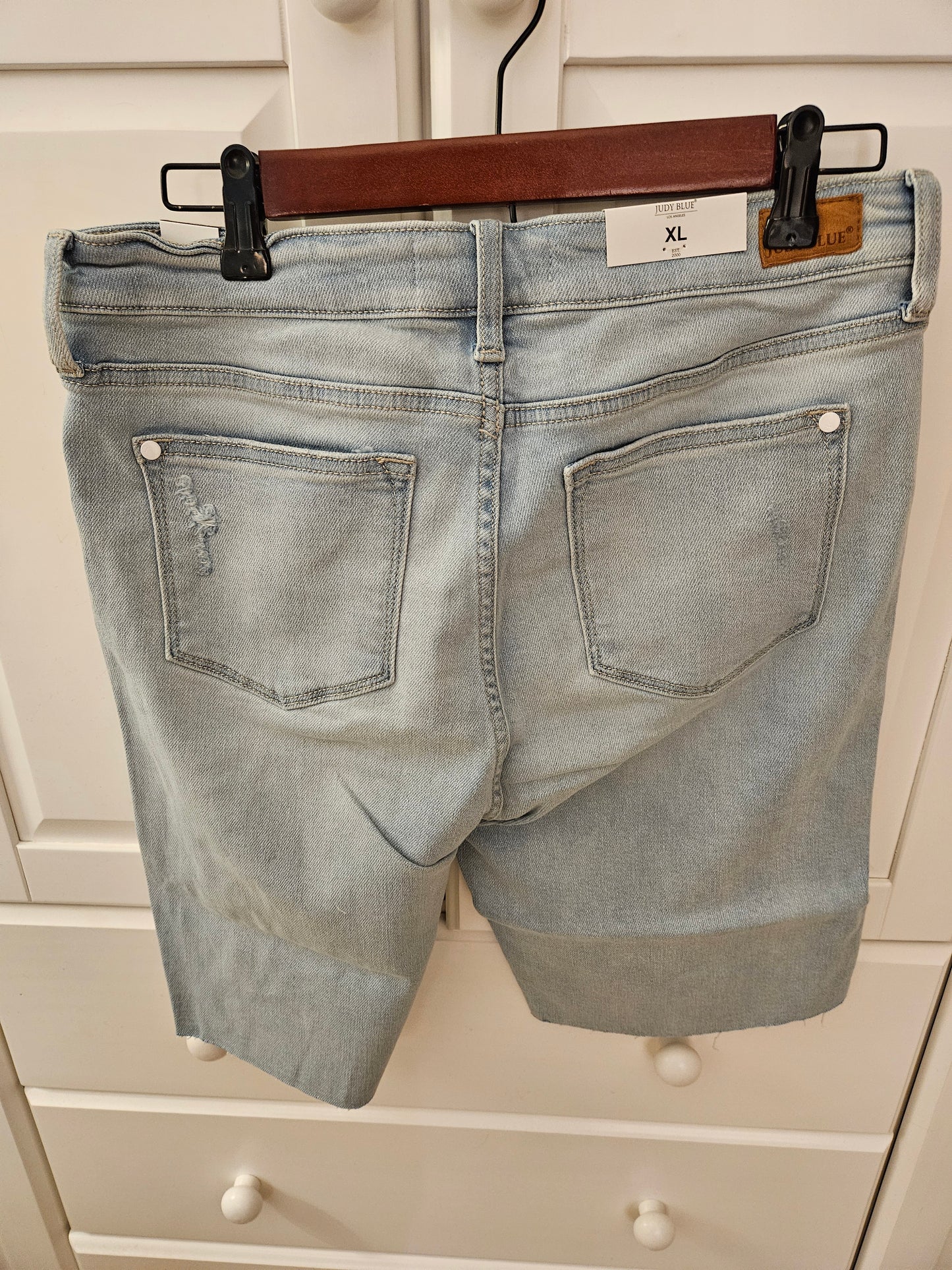 Judy Blue High Waist Light Denim Shorts