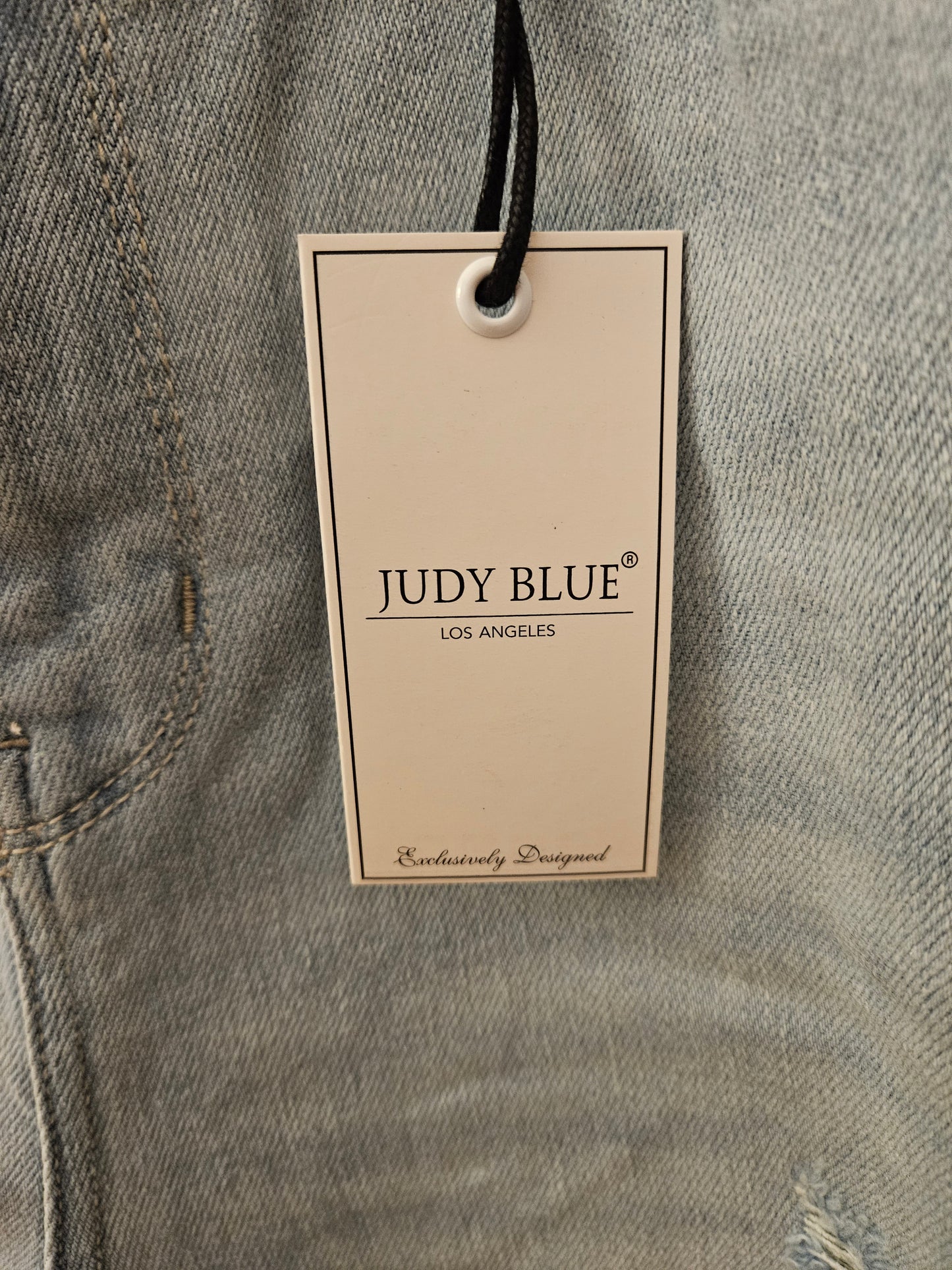 Judy Blue High Waist Light Denim Shorts