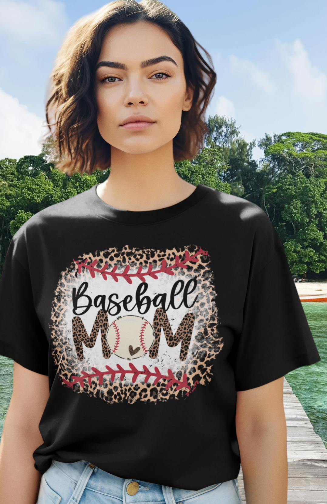 Baseball Mom Graphic Tee