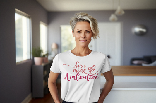 Be Mine Valentine Short or Long Sleeve Tee Shirt