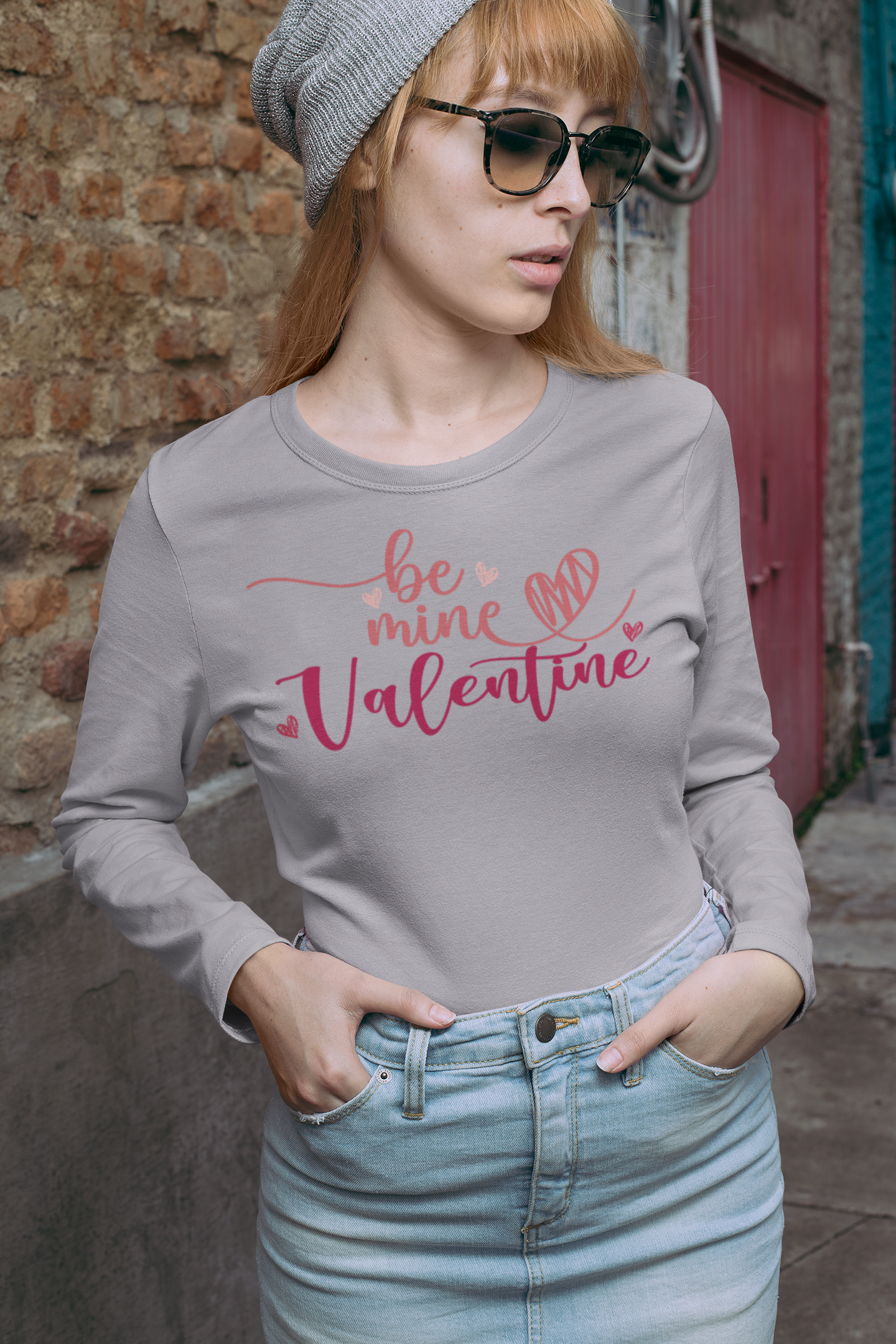 Be Mine Valentine Short or Long Sleeve Tee Shirt