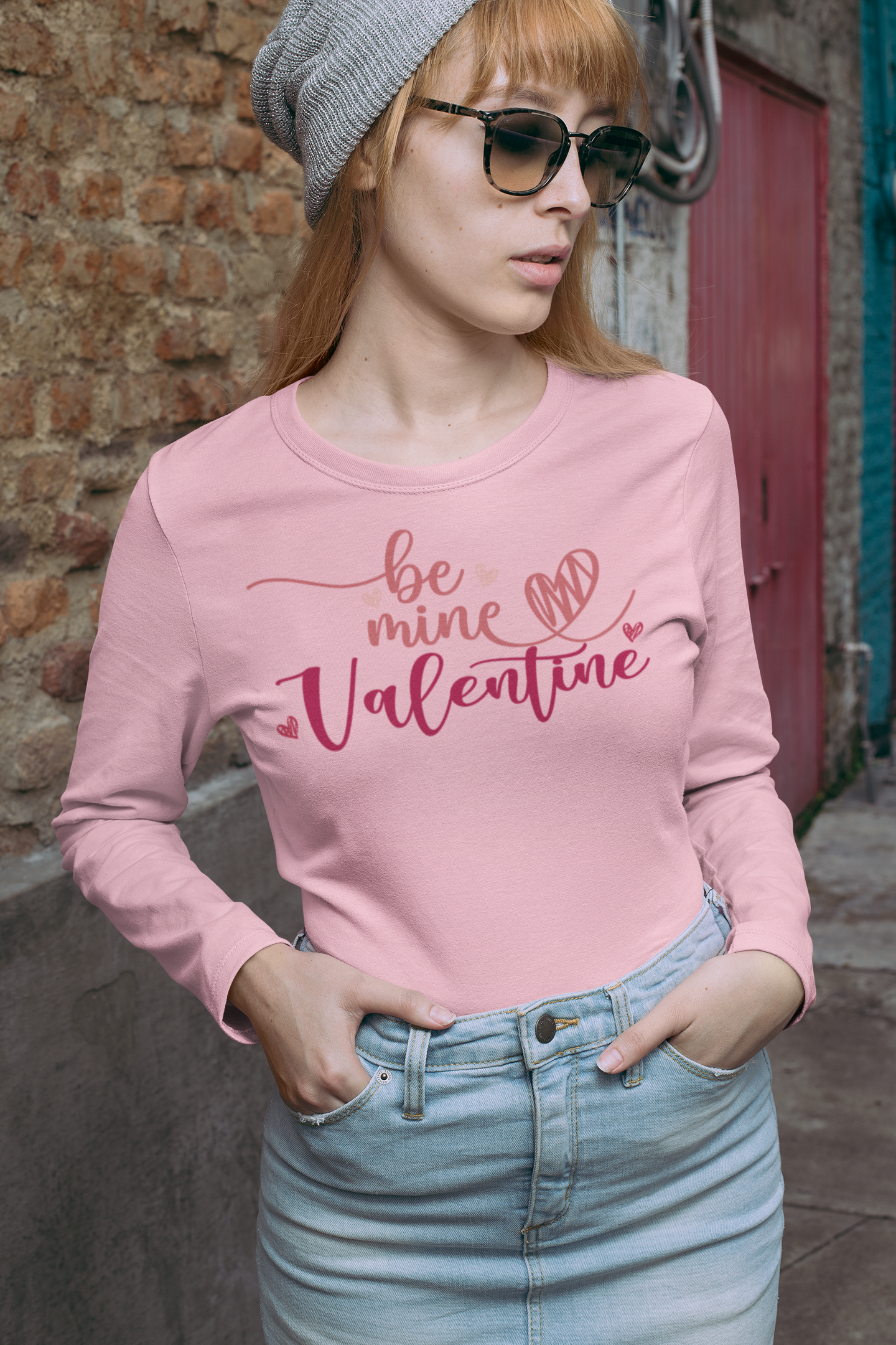 Be Mine Valentine Short or Long Sleeve Tee Shirt