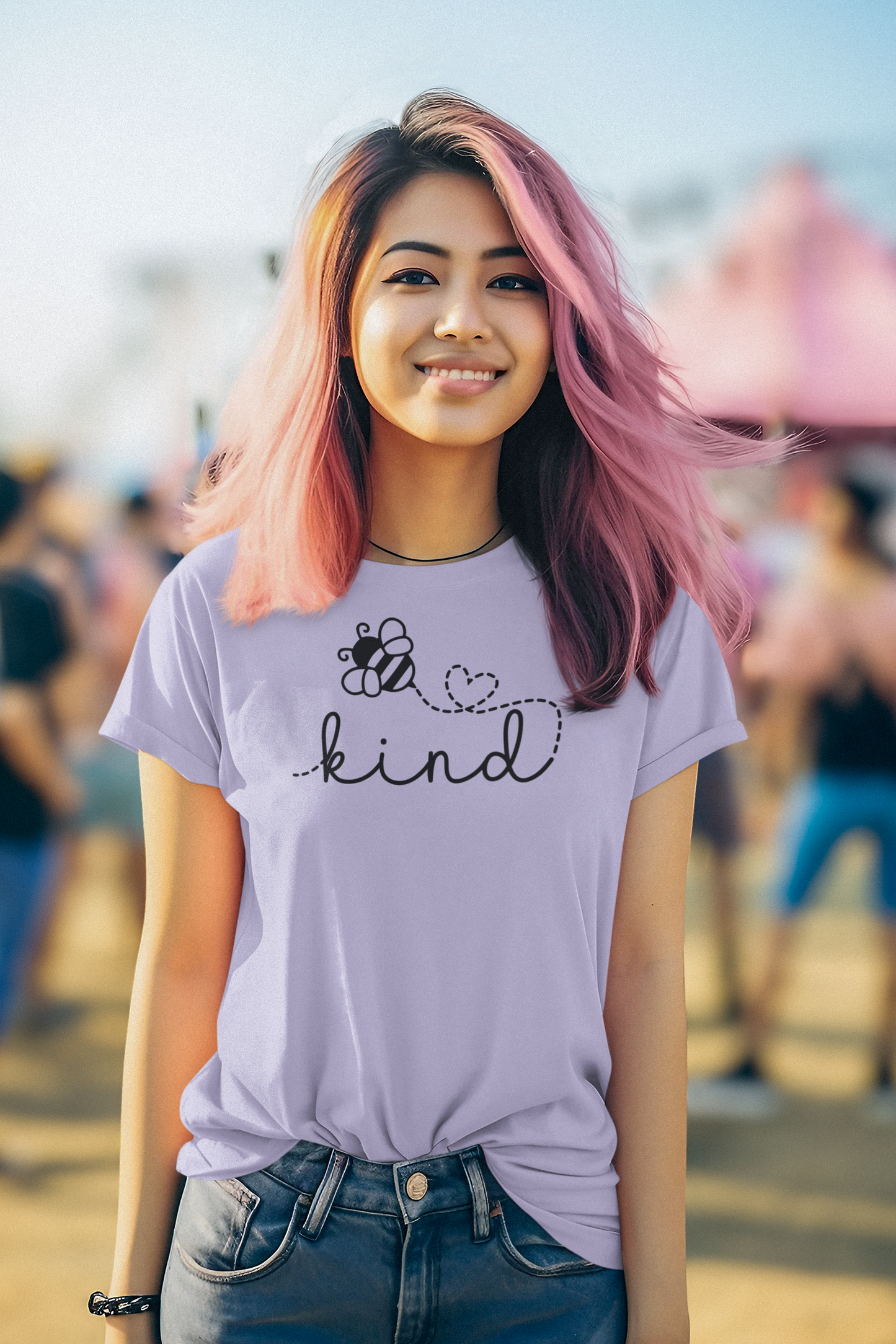 Bee Kind Regular & Plus Long or Short Sleeve Graphic Tee