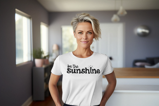 Be the Sunshine Regular & Plus Long or Short Sleeve Graphic Tee