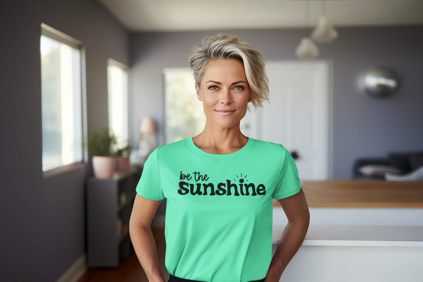 Be the Sunshine Regular & Plus Long or Short Sleeve Graphic Tee