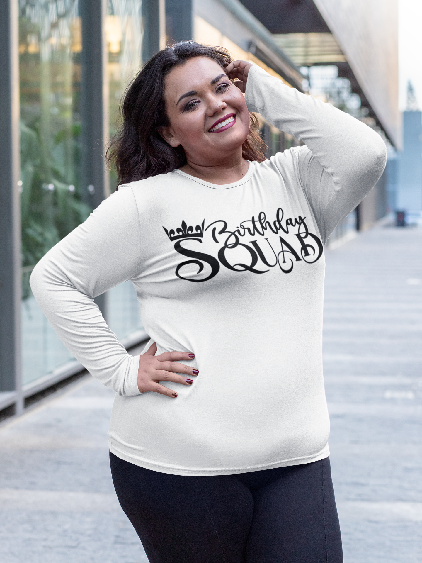 Birthday Squad Regular & Plus Long or Short Sleeve Graphic Tee