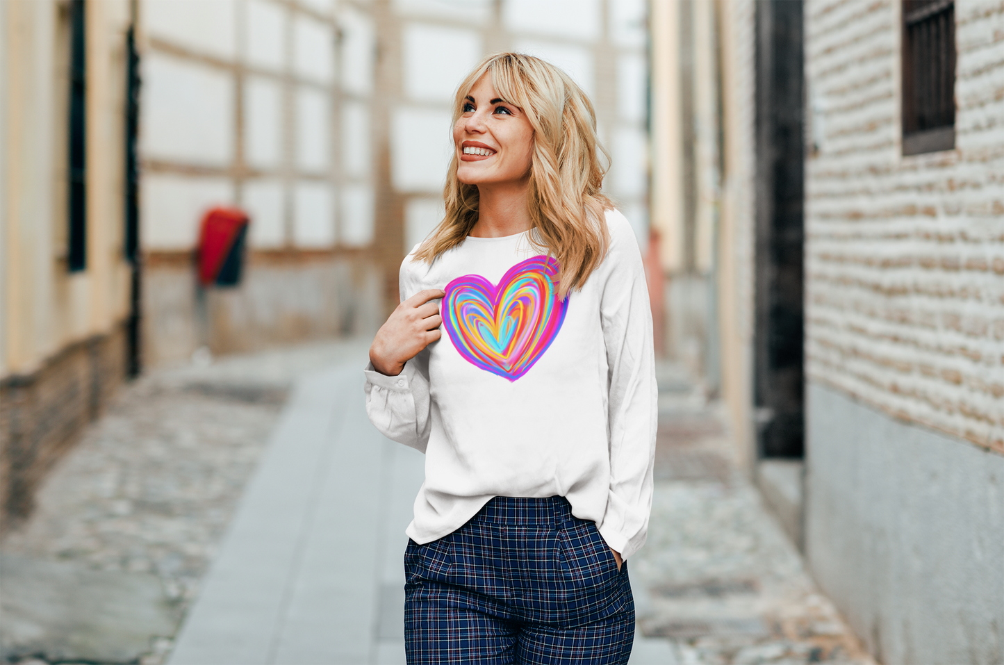 Bold Watercolor Graphic Short or Long Sleeve Tee