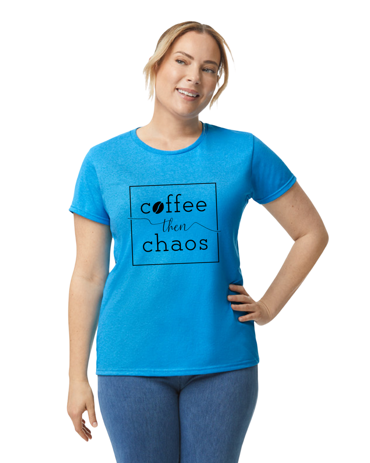 Coffee then Chaos Plus Graphic Tee