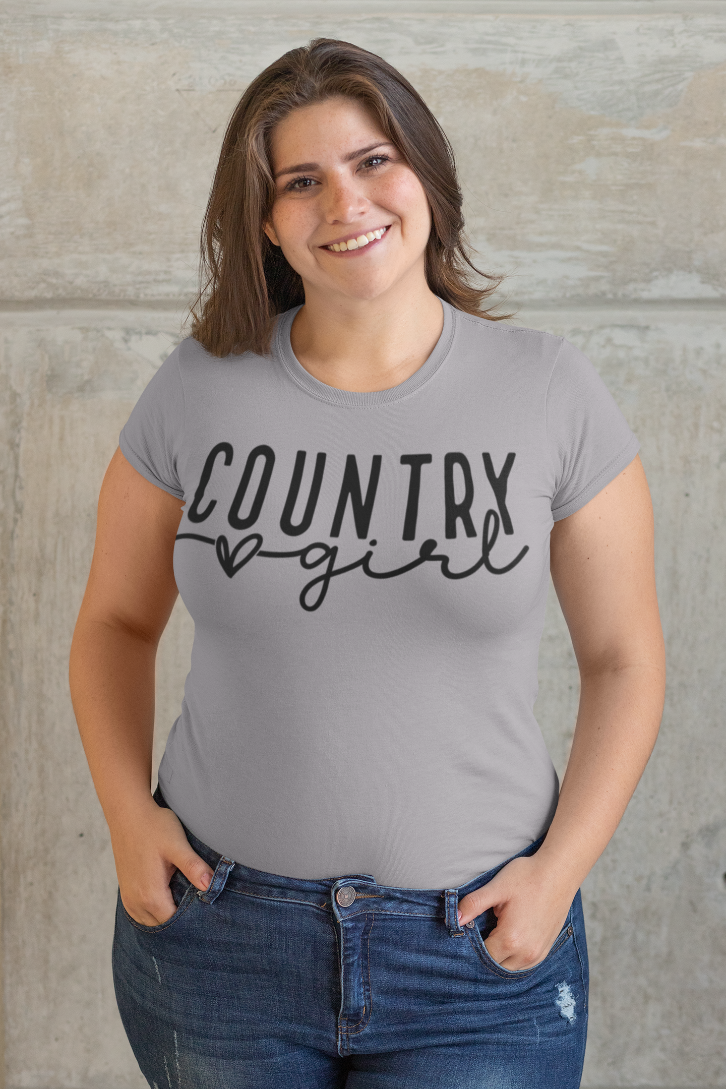 Country Girl Regular & Plus Long & Short Sleeve Graphic Tee