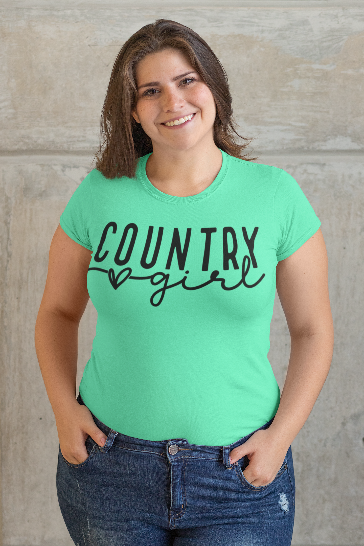 Country Girl Regular & Plus Long & Short Sleeve Graphic Tee