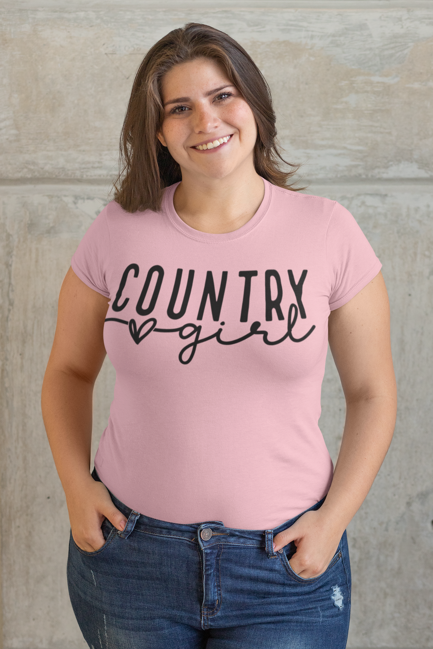 Country Girl Regular & Plus Long & Short Sleeve Graphic Tee