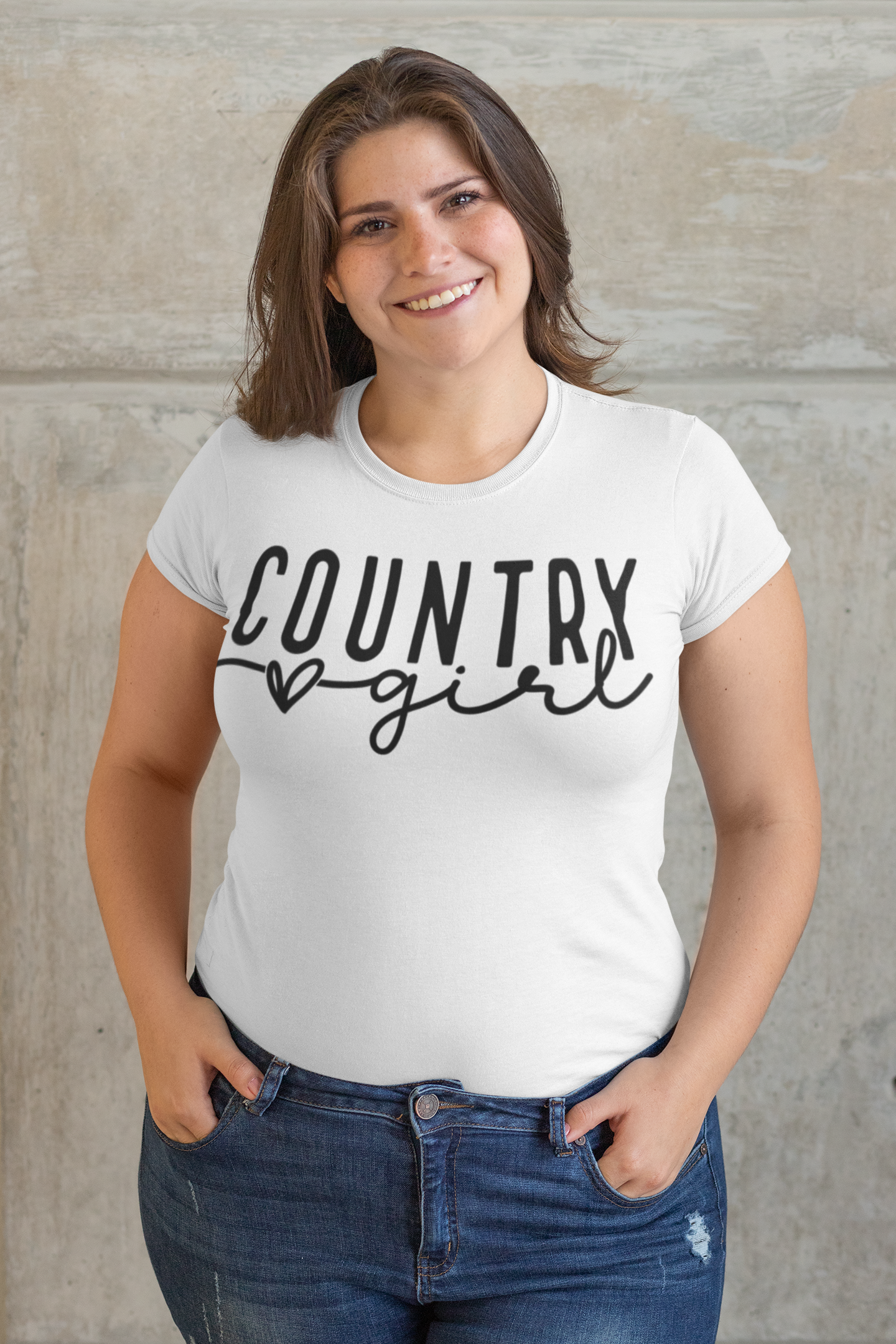 Country Girl Regular & Plus Long & Short Sleeve Graphic Tee