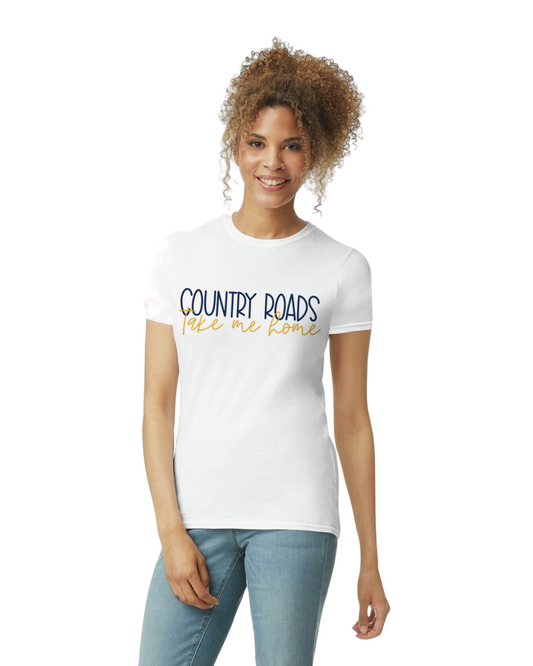 Country Roads Take Me Home #1 Regular & Plus Long & Short Sleeve Graphic Tee