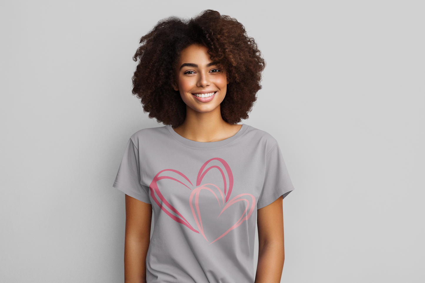 Double Hearts Tee Shirt