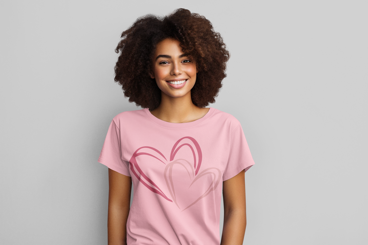 Double Hearts Tee Shirt