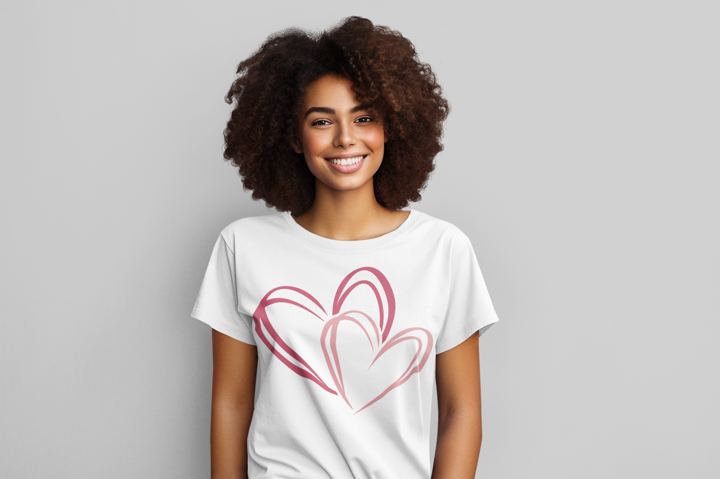 Double Hearts Tee Shirt