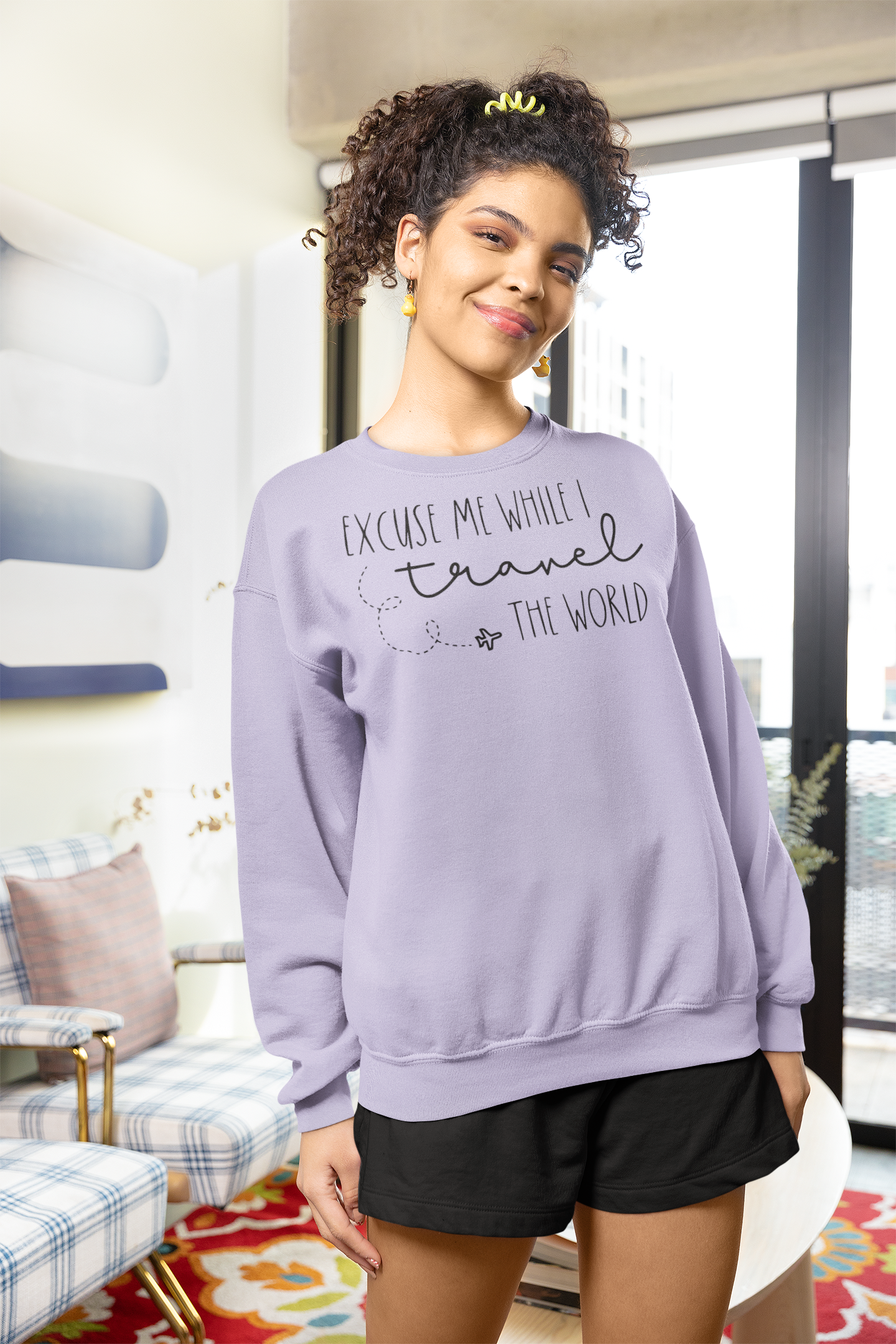 Excuse Me While I Travel the World Sweatshirt