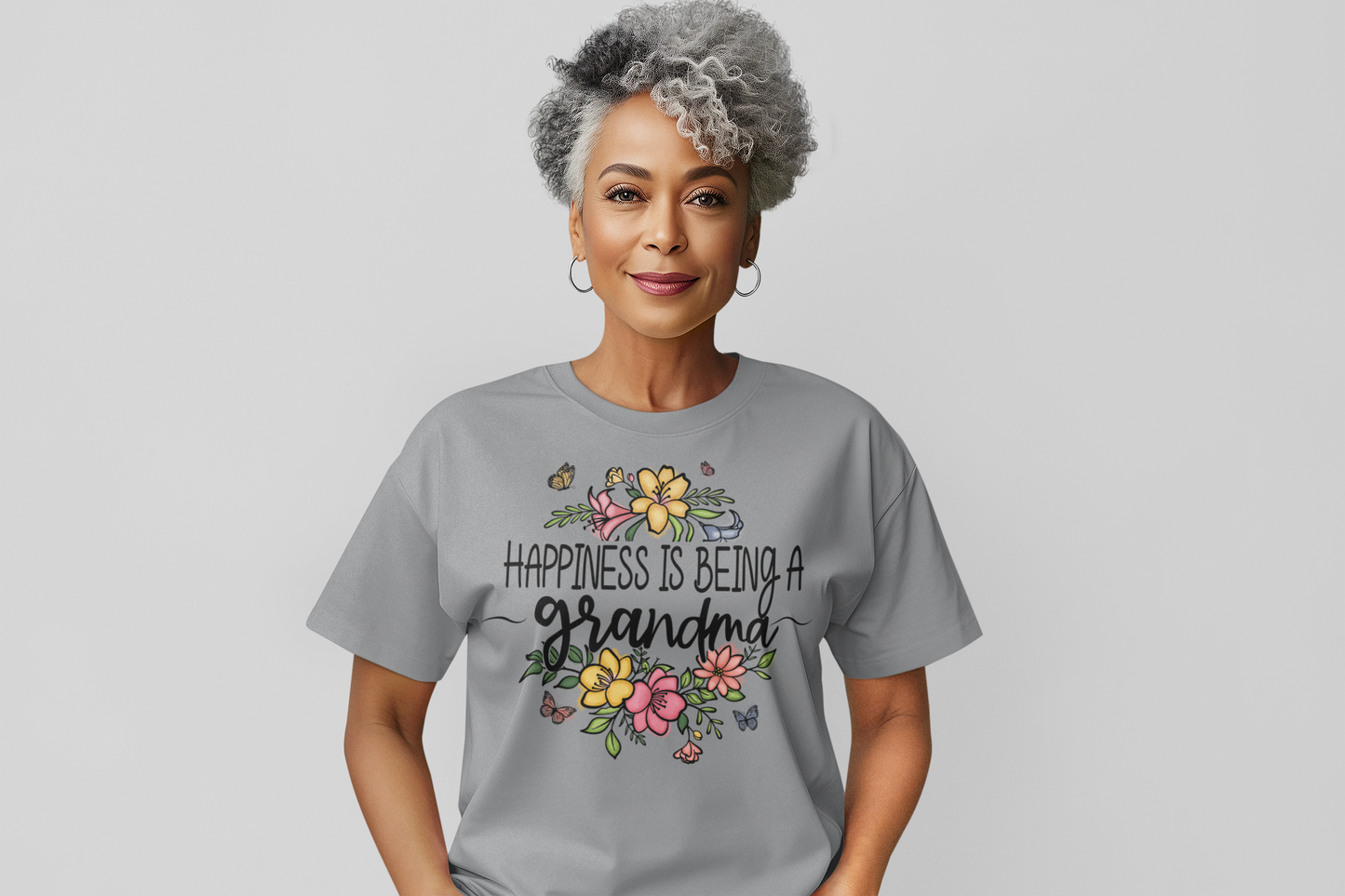 Happiness is Being a Grandma Graphic Tee