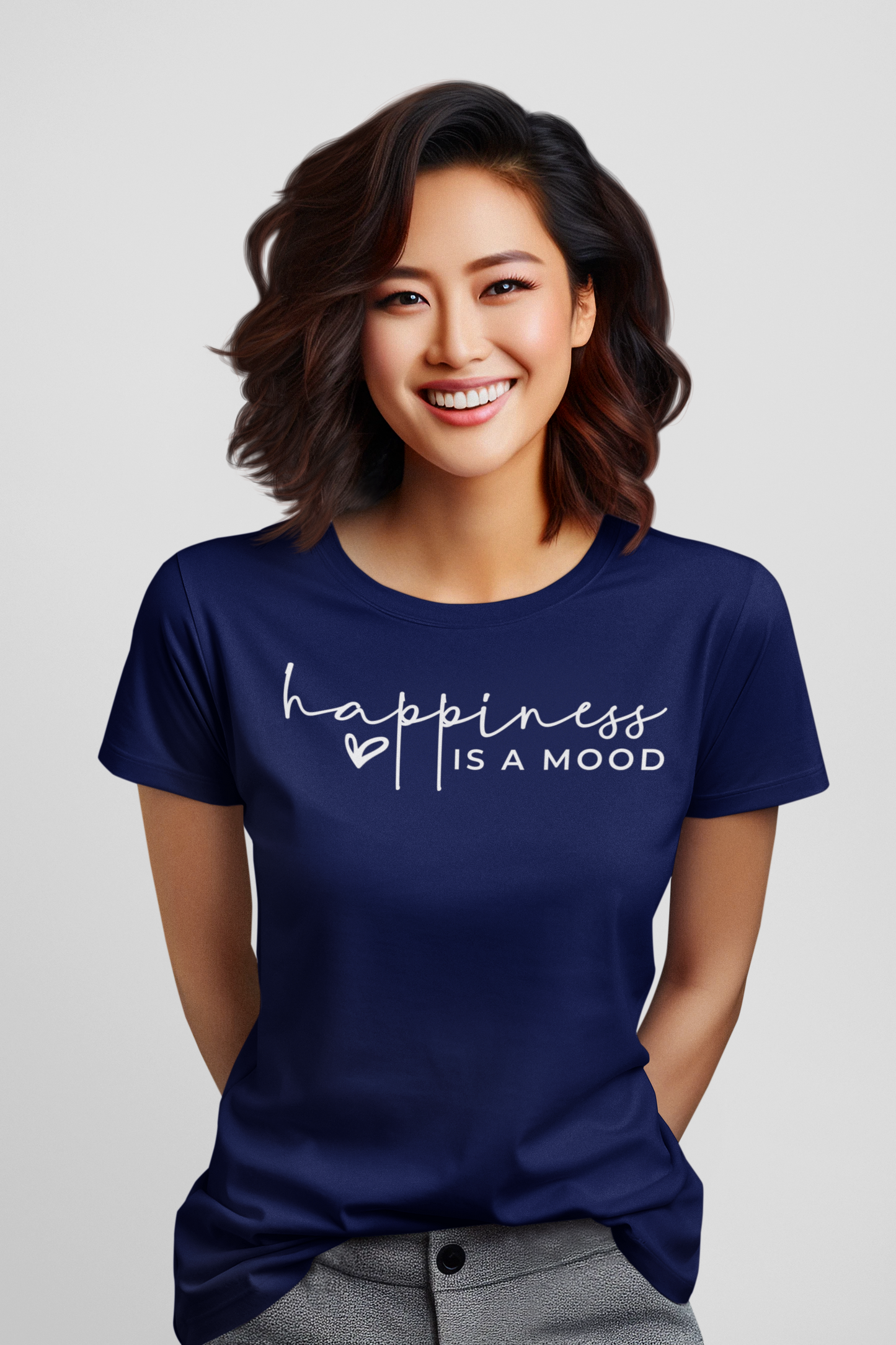 Happiness is a Mood Regular & Plus Graphic Tee