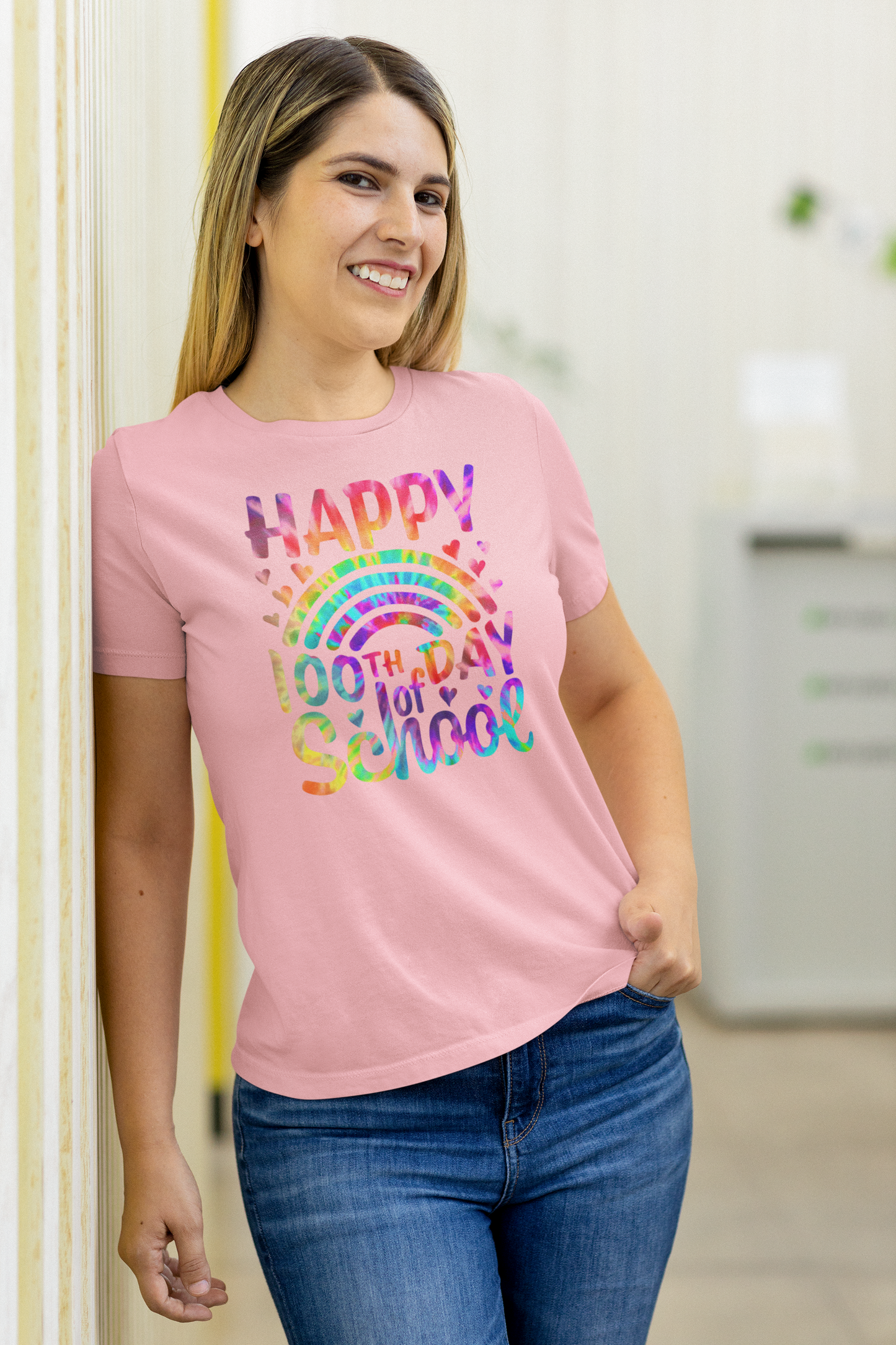 100 Days of School Bold Colors Tee Shirt