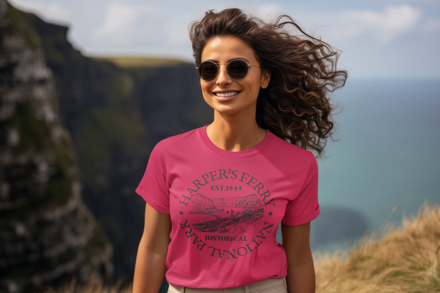 Harpers Ferry National Park Regular & Plus Long or Short Sleeve Graphic Tee