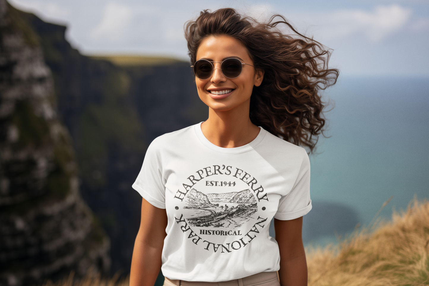 Harpers Ferry National Park Regular & Plus Long or Short Sleeve Graphic Tee