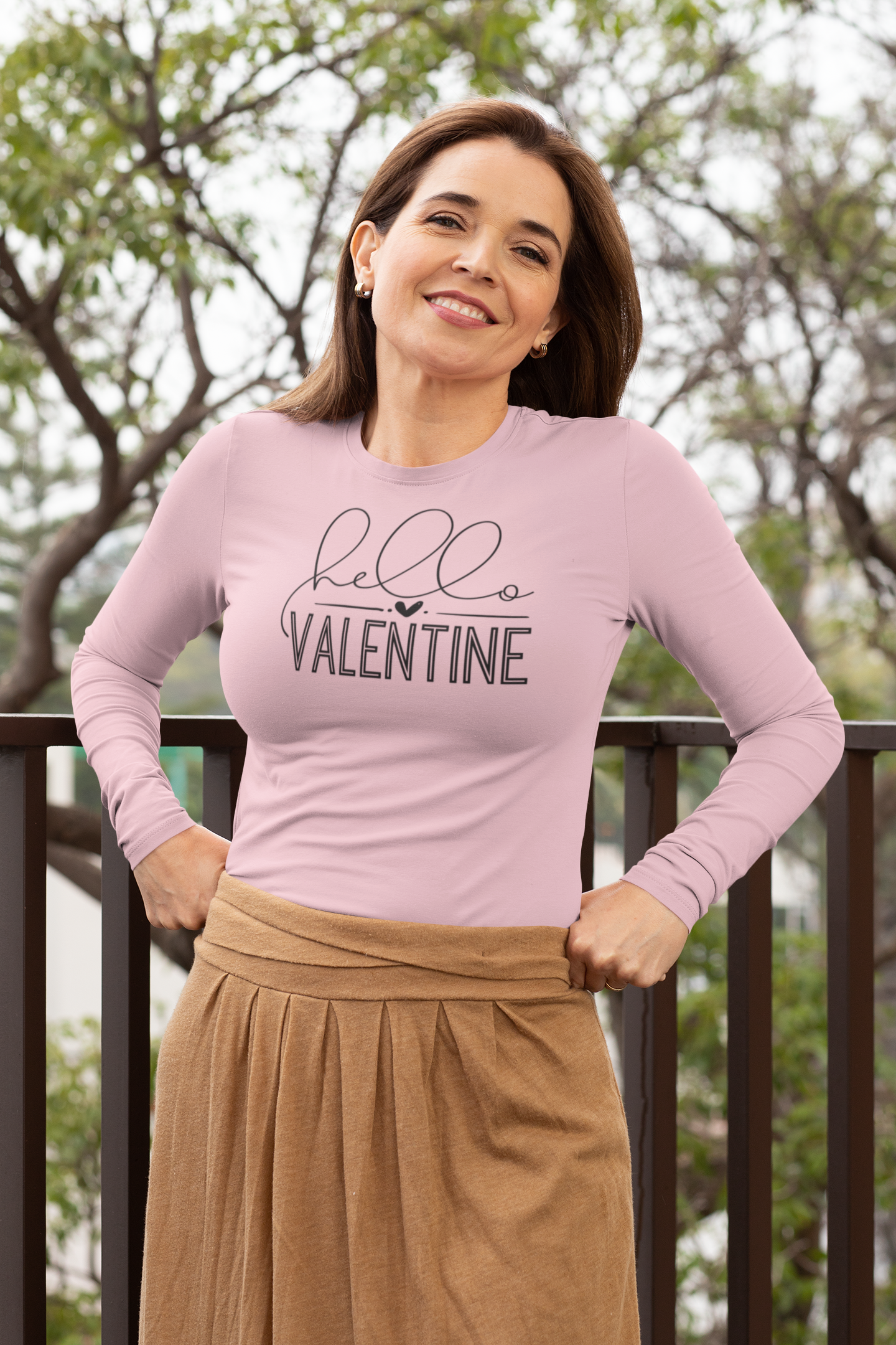 Hello Valentine Regular & Plus Long or Short Sleeve Tee