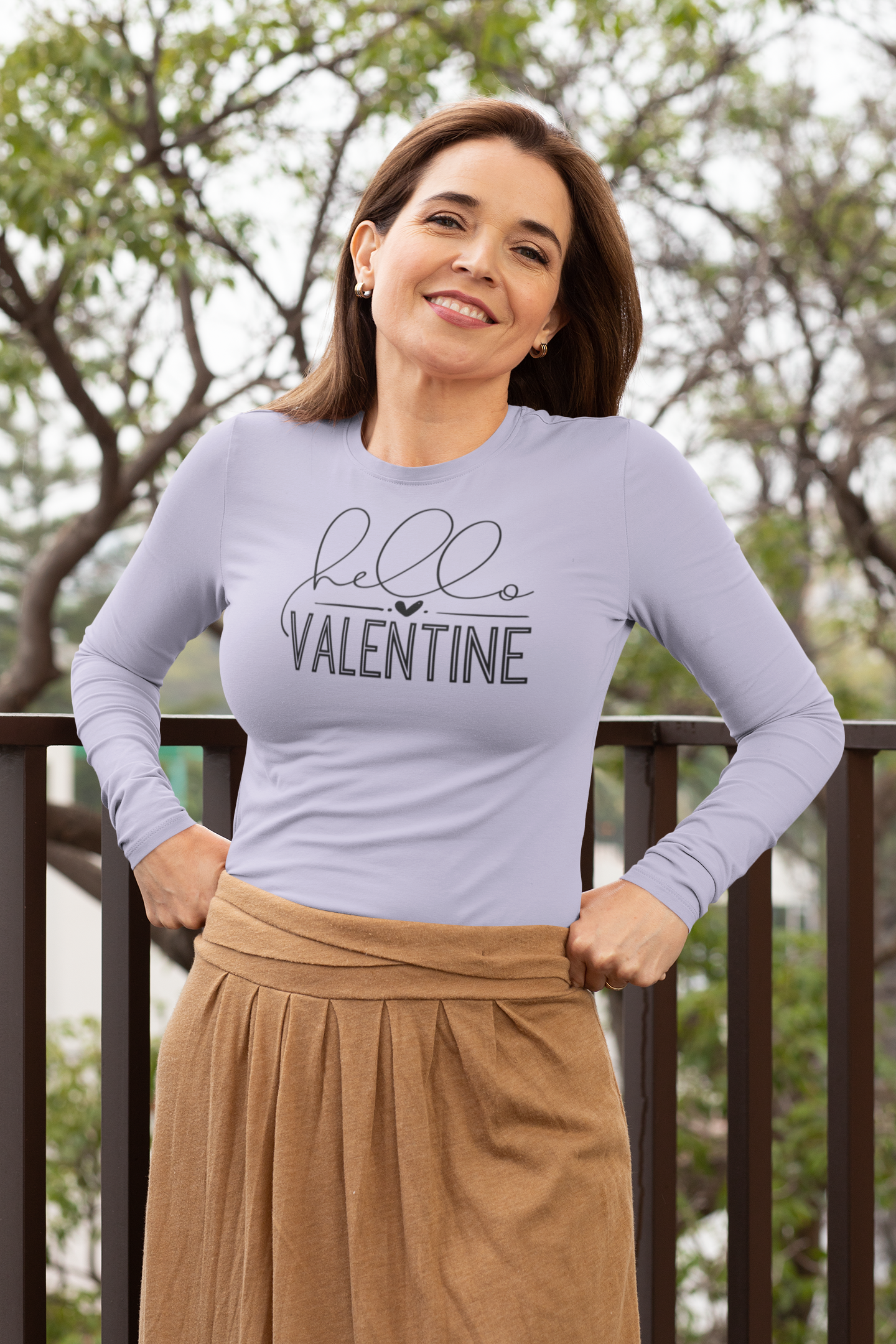 Hello Valentine Regular & Plus Long or Short Sleeve Tee