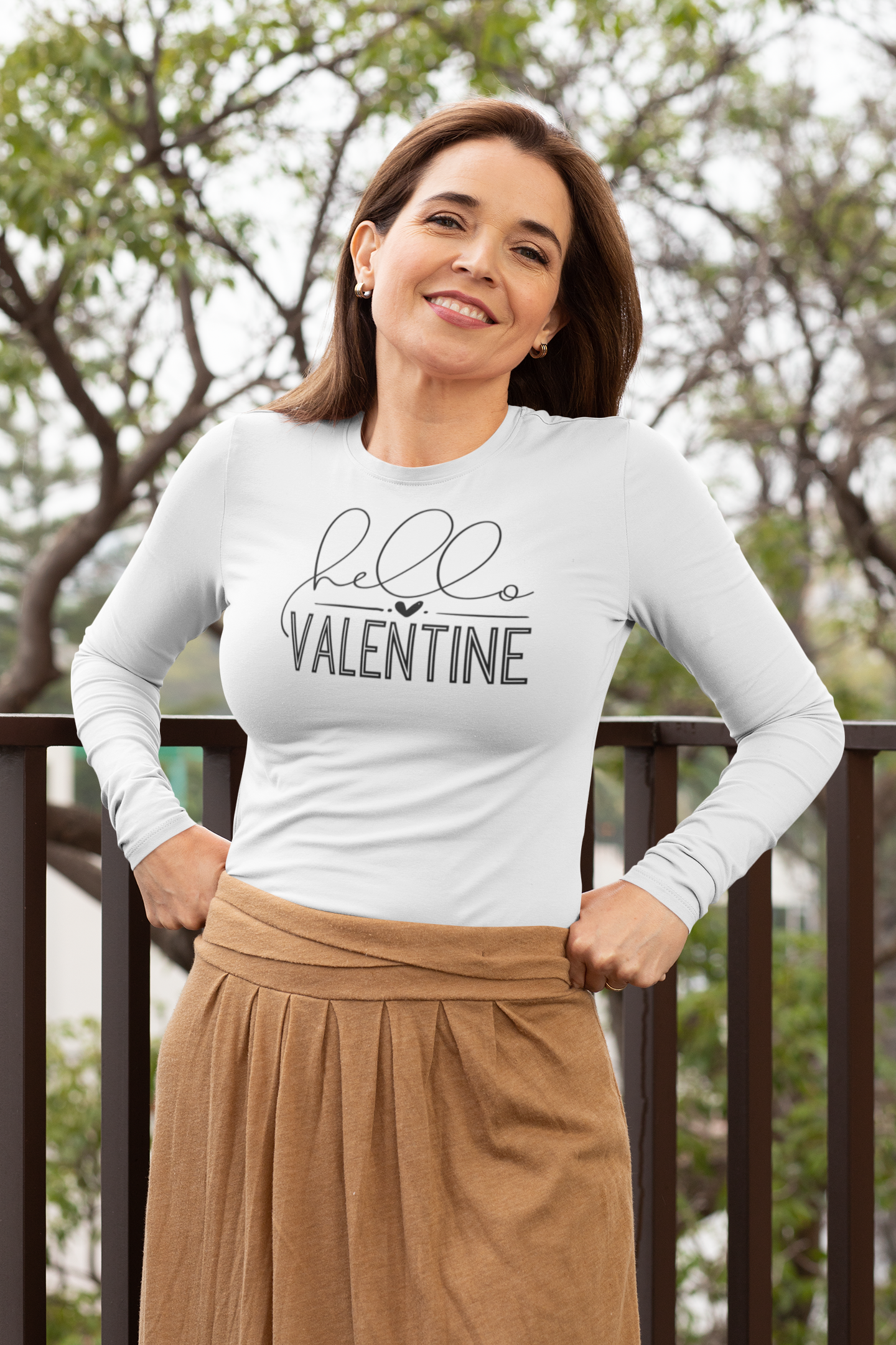 Hello Valentine Regular & Plus Long or Short Sleeve Tee