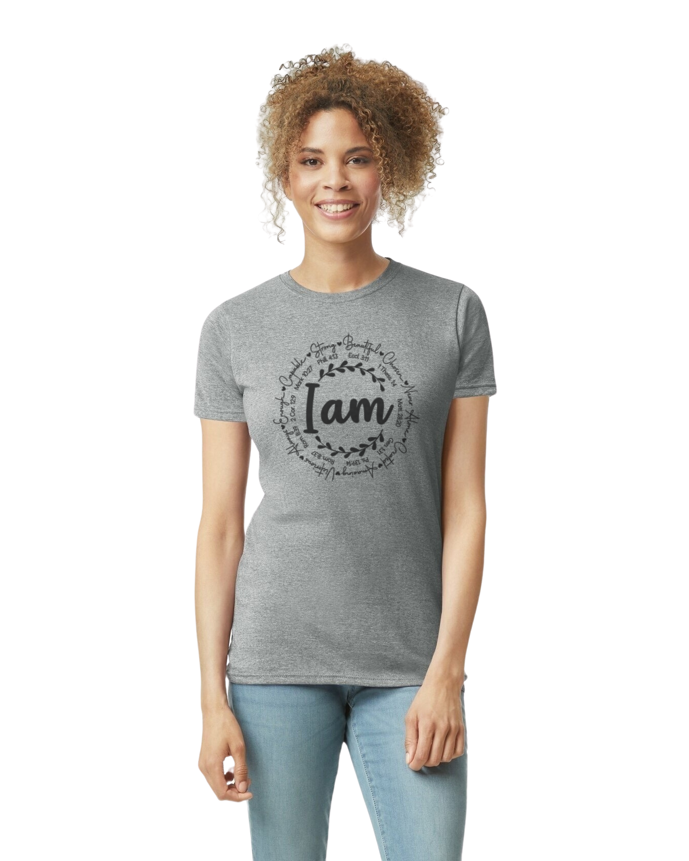 I Am (Black Lettering) ... Regular & Plus Graphic Tee