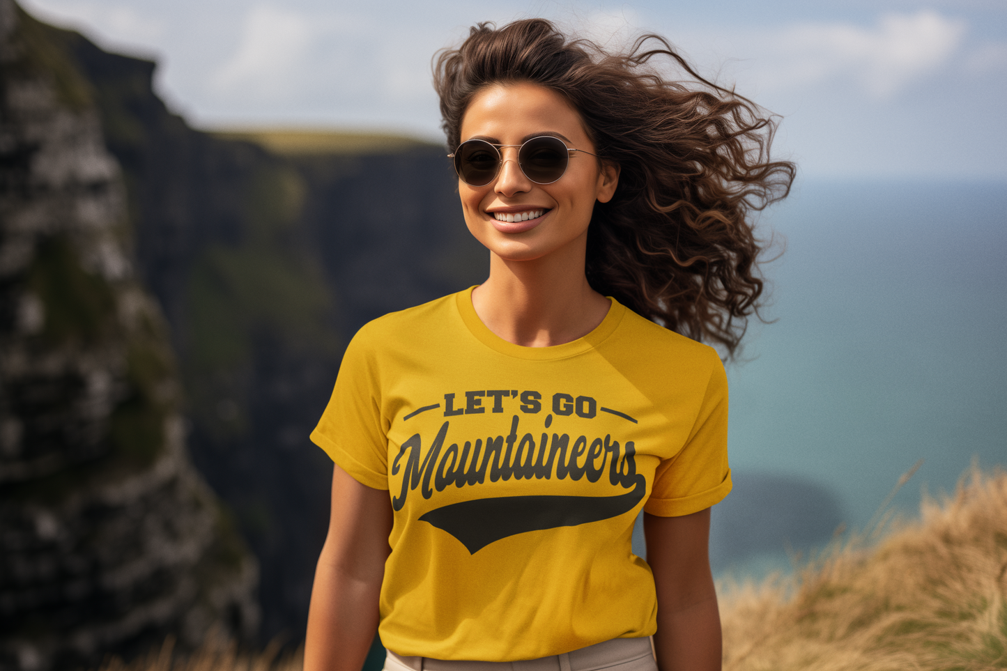 Let's Go Mountaineers Graphic Tee