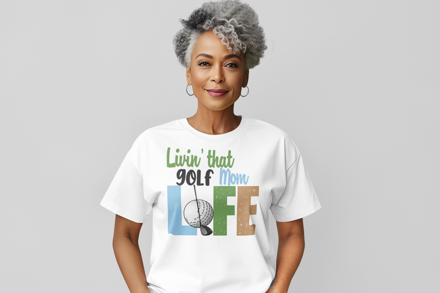 Livin' That Golf Mom Life Graphic Tee