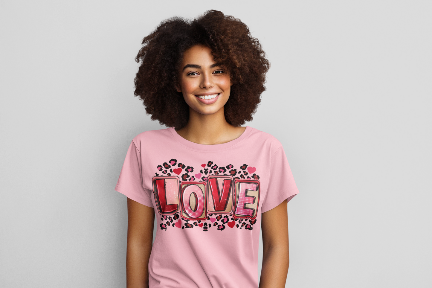 Love Leopard Spots Long & Short Sleeve Tee Shirt