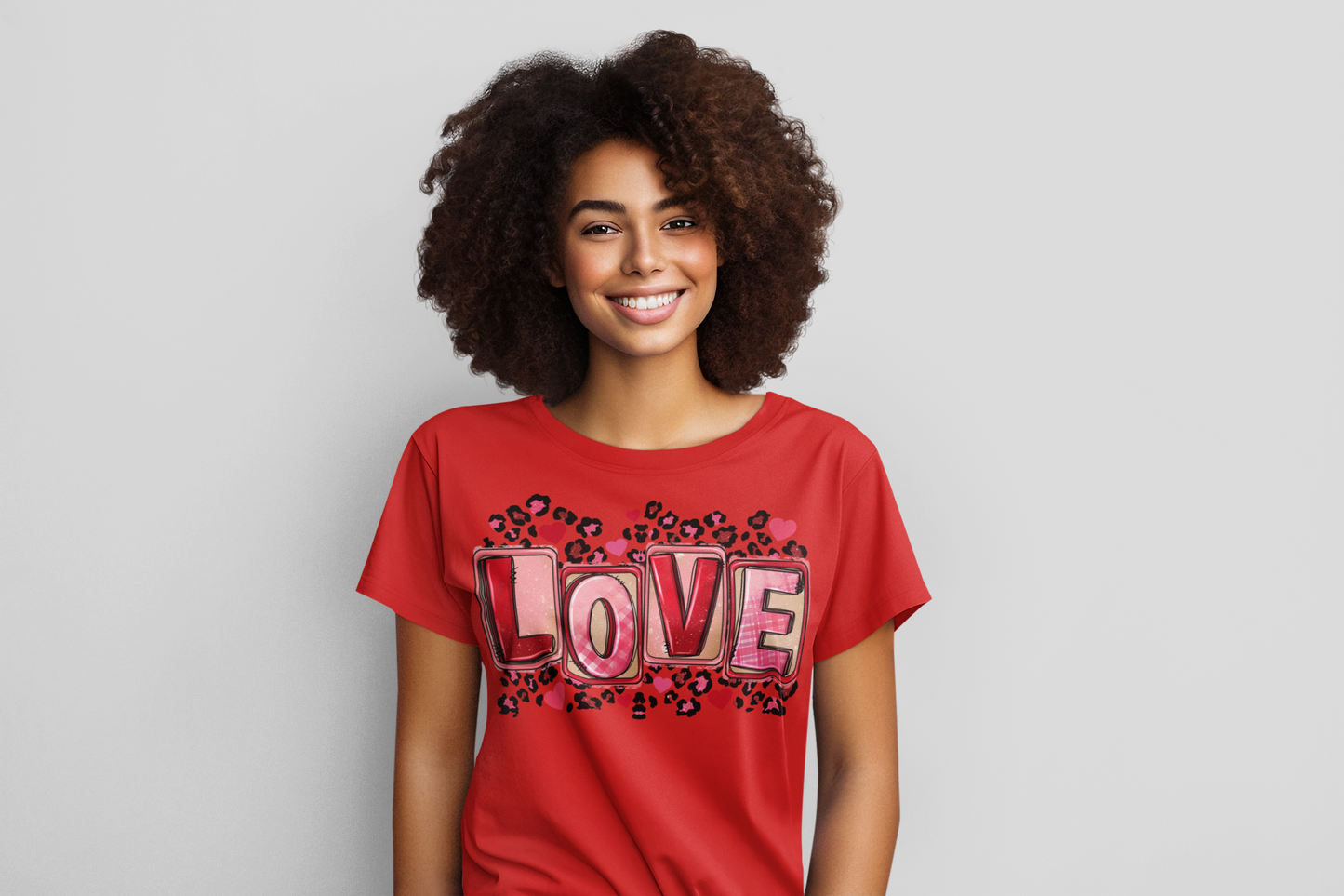 Love Leopard Spots Long & Short Sleeve Tee Shirt