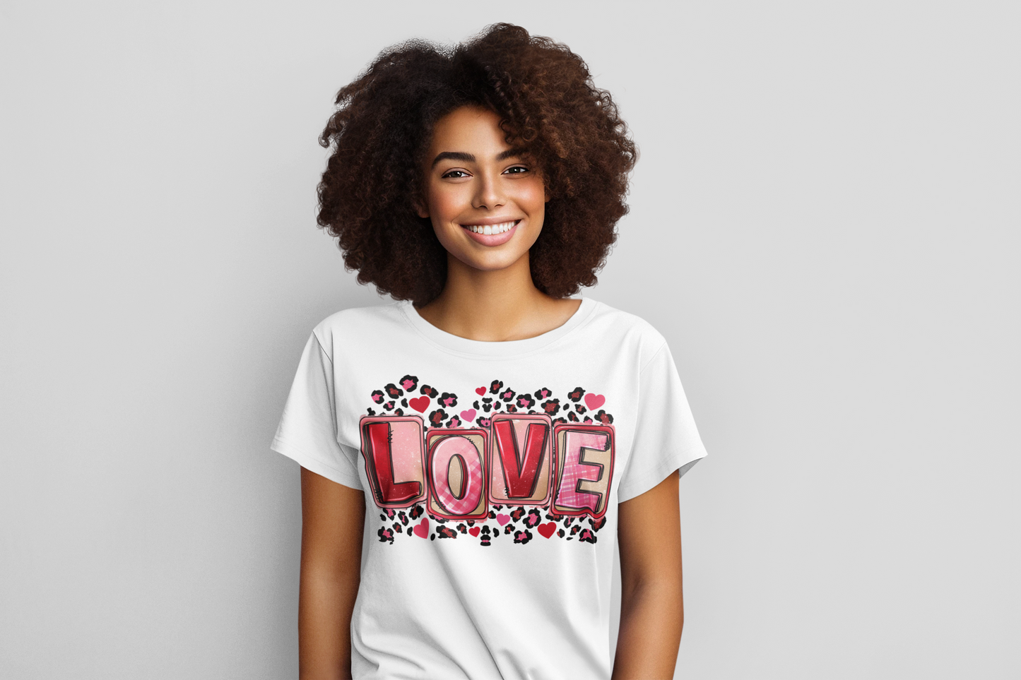 Love Leopard Spots Long & Short Sleeve Tee Shirt