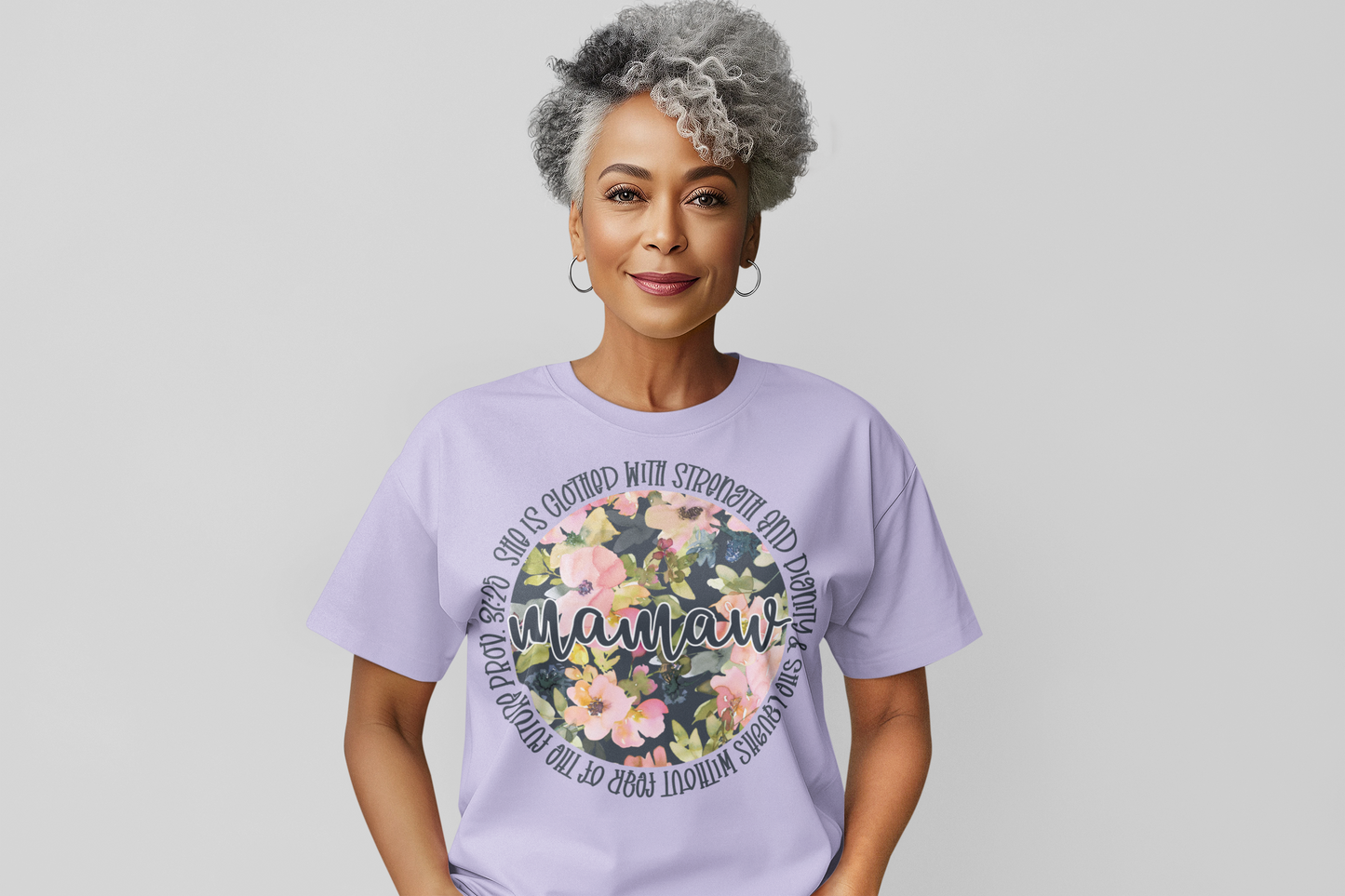 Mammaw Floral Graphic Tee