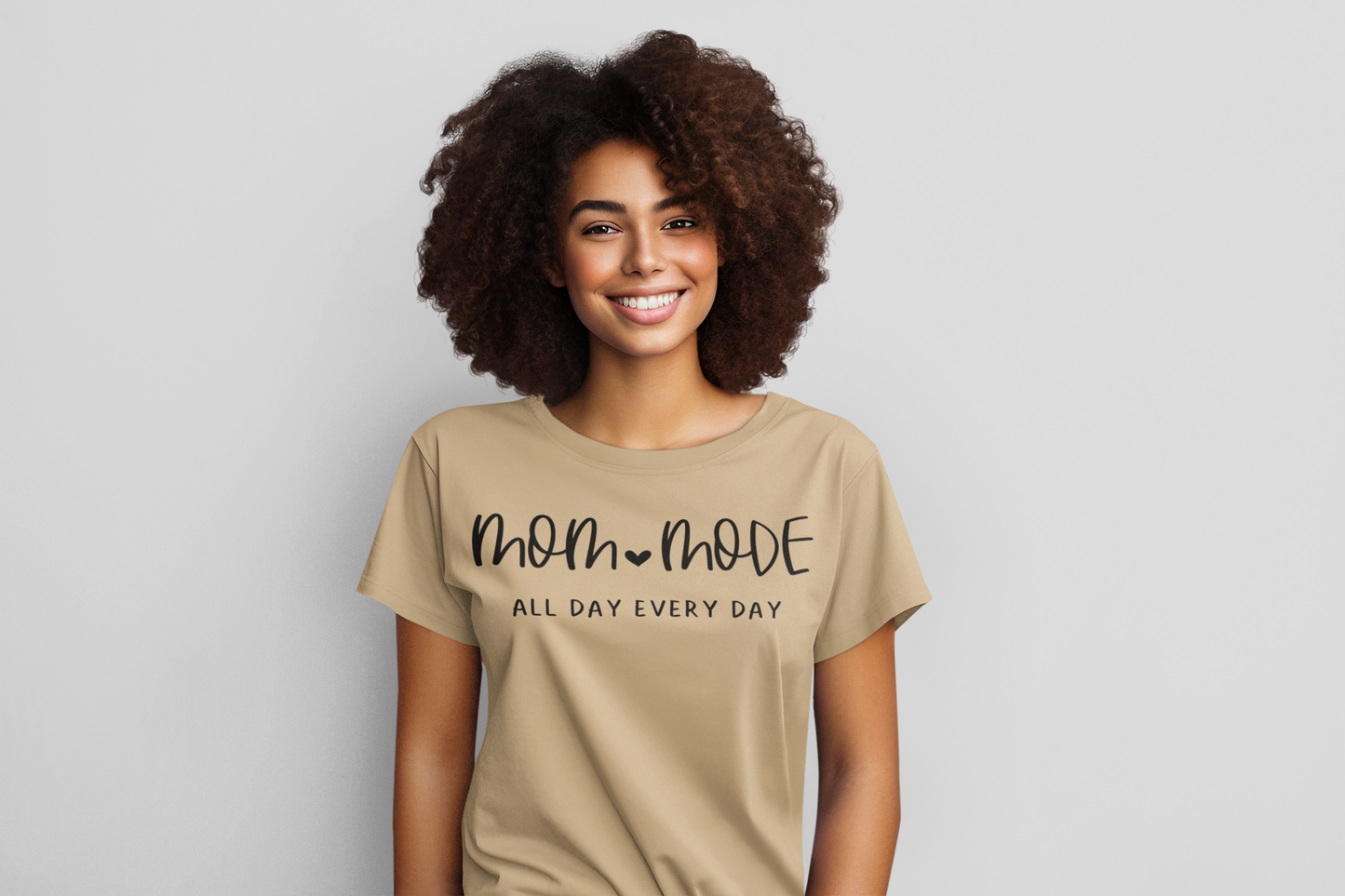 Mom Mode All Day Every Day Graphic Tee