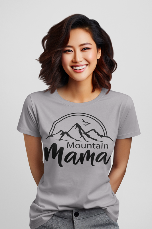 Mountain Mama Regular & Plus Long & Short Sleeve Graphic Tee