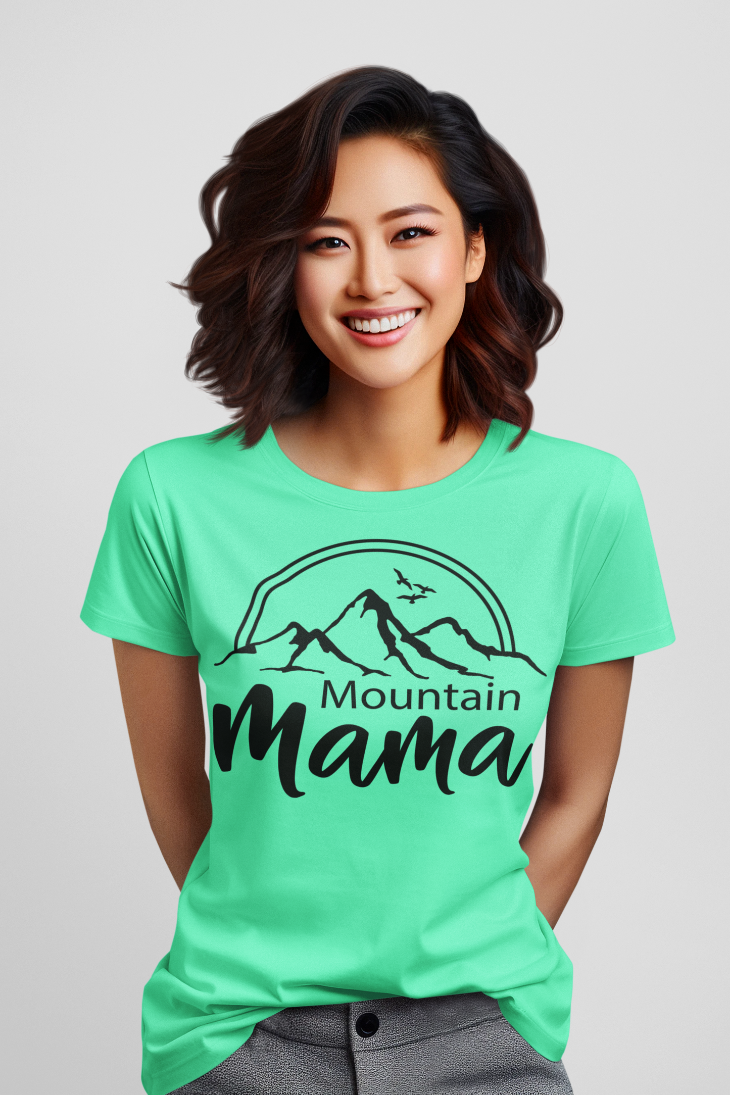 Mountain Mama Regular & Plus Long & Short Sleeve Graphic Tee