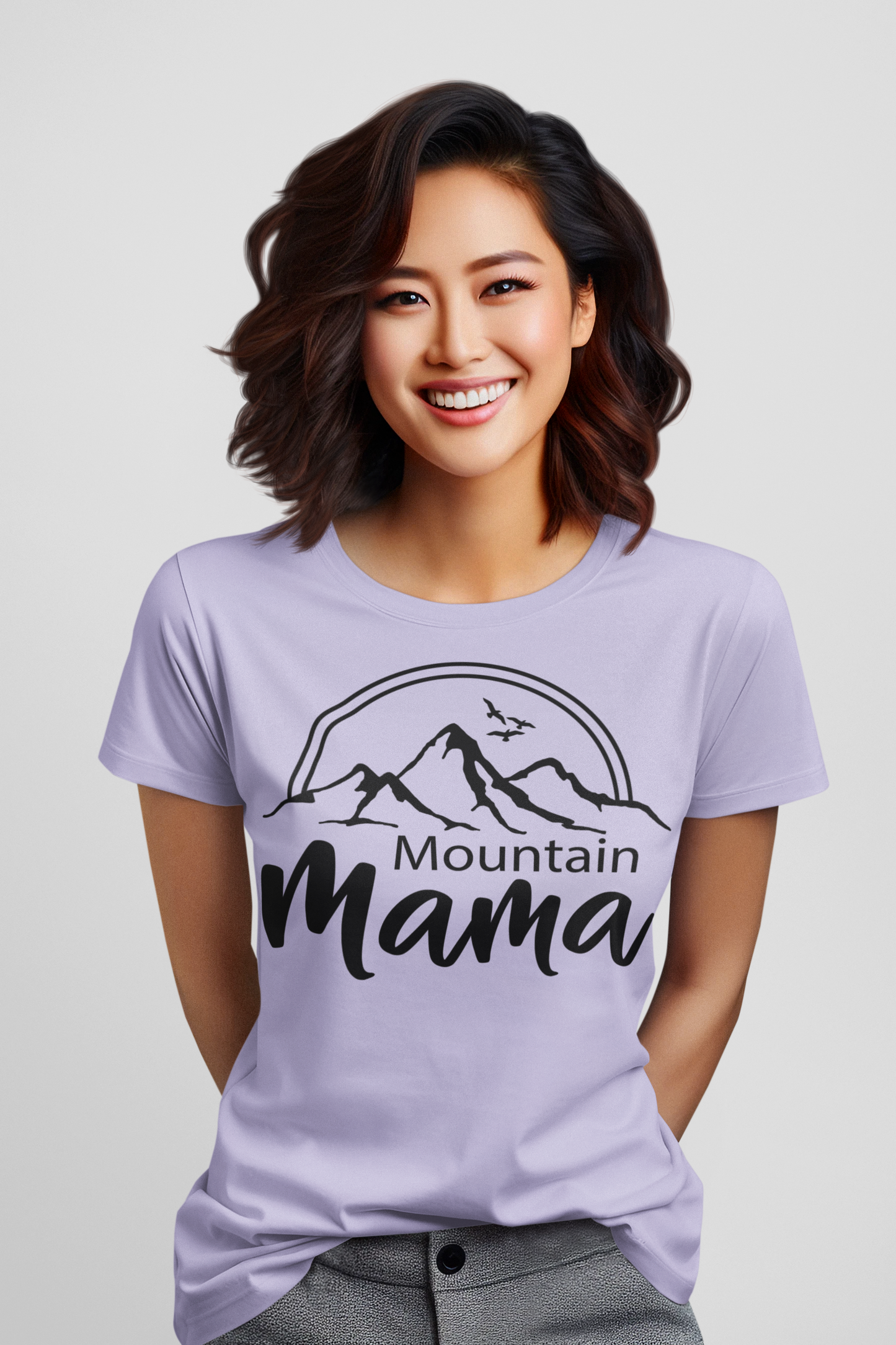 Mountain Mama Regular & Plus Long & Short Sleeve Graphic Tee