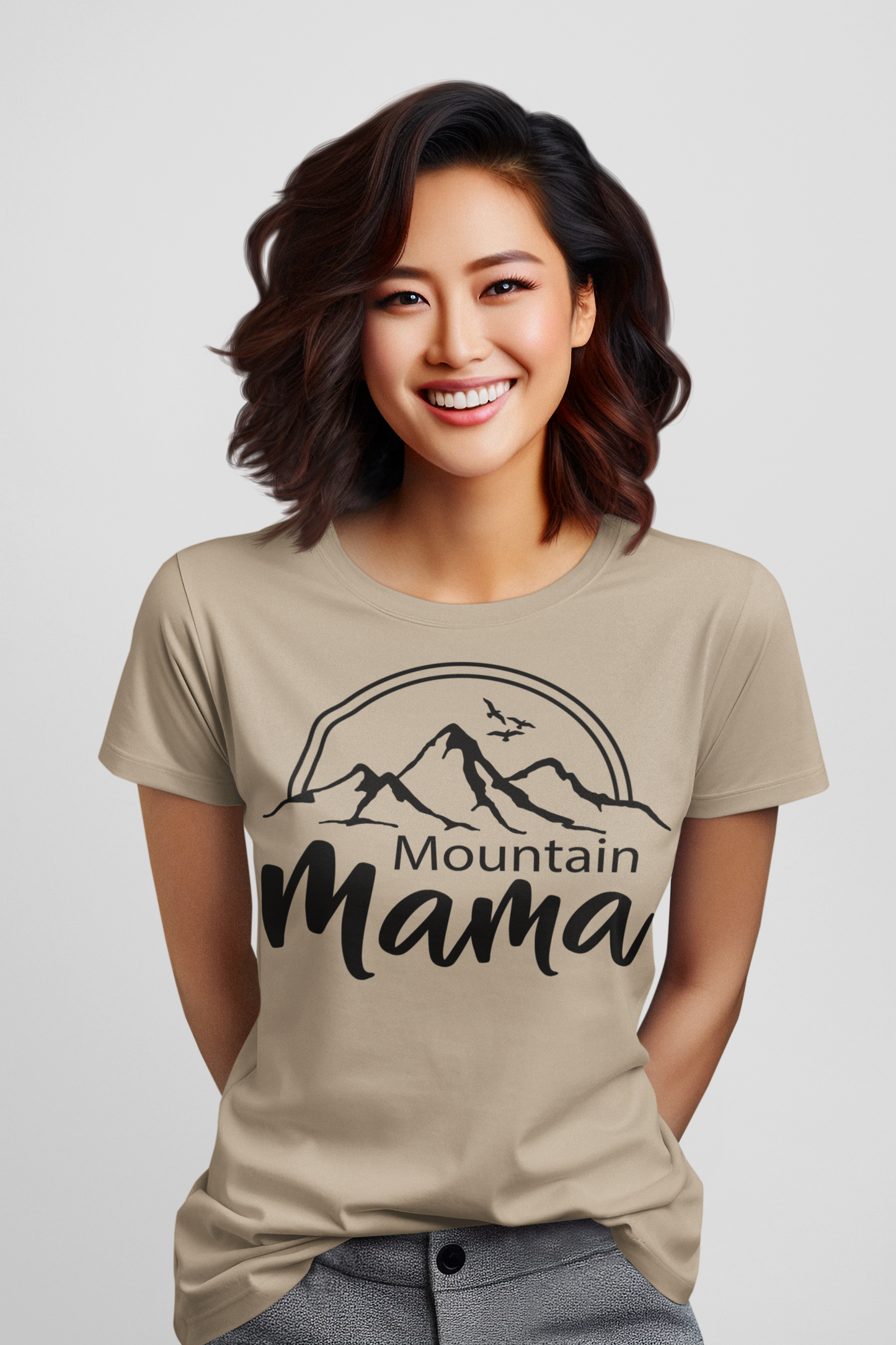 Mountain Mama Regular & Plus Long & Short Sleeve Graphic Tee