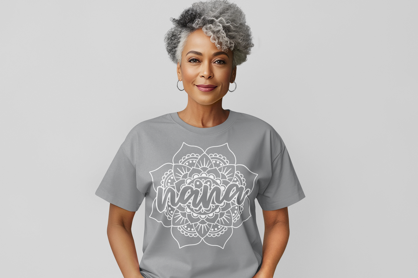 Nana Mandala Flower Graphic Tee