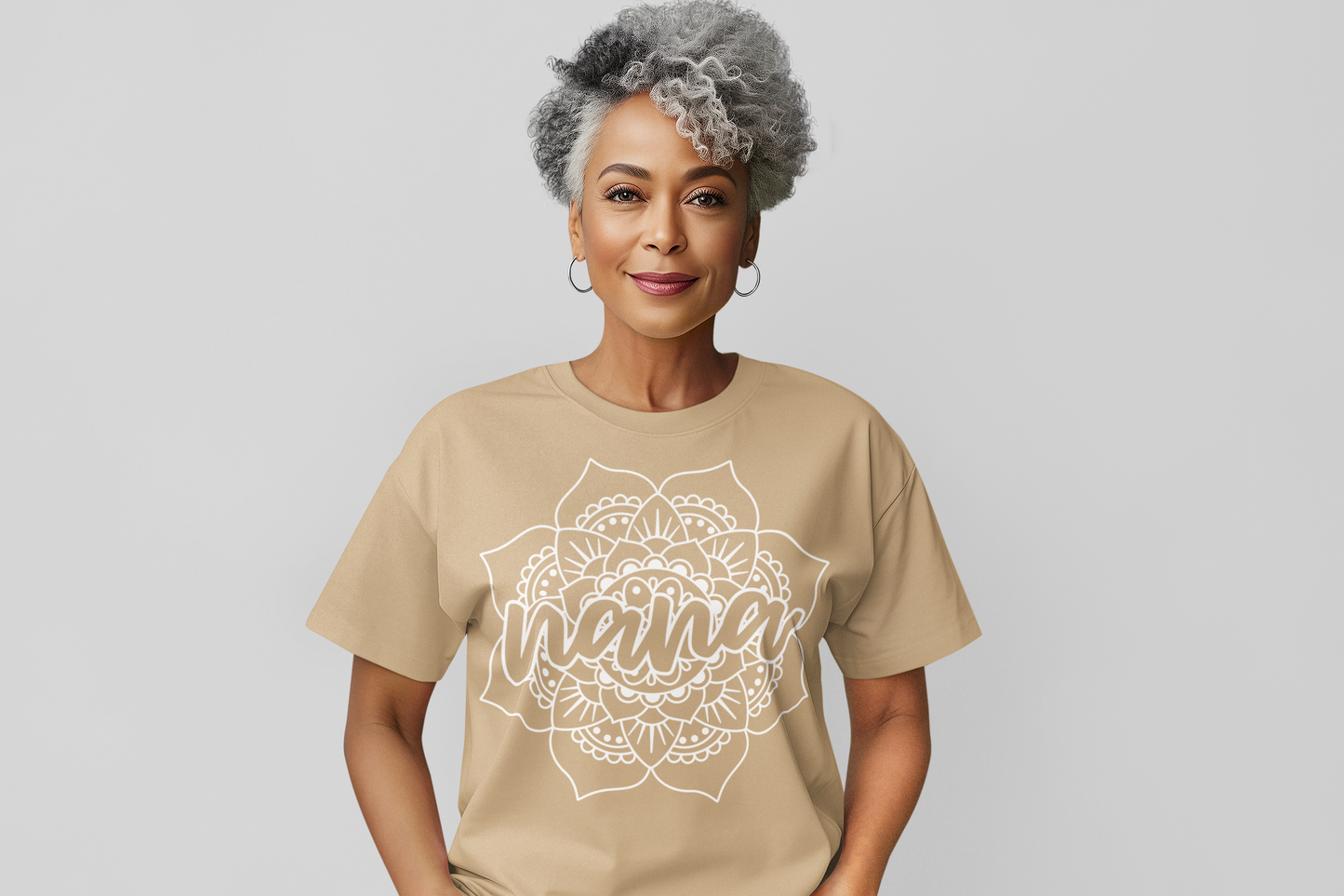 Nana Mandala Flower Graphic Tee