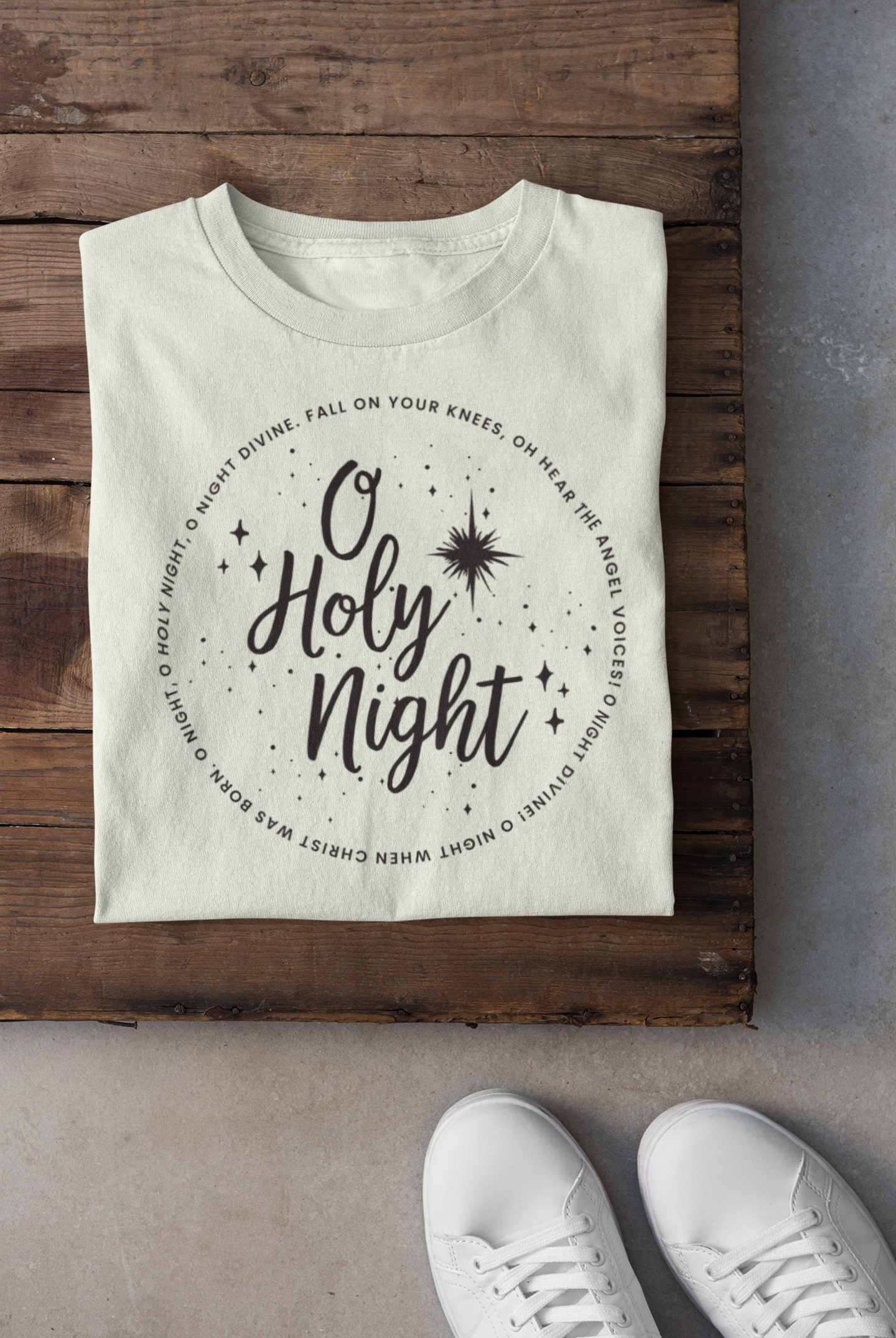 Oh Holy Night Regular & Plus Long or Short Sleeve Graphic Tee