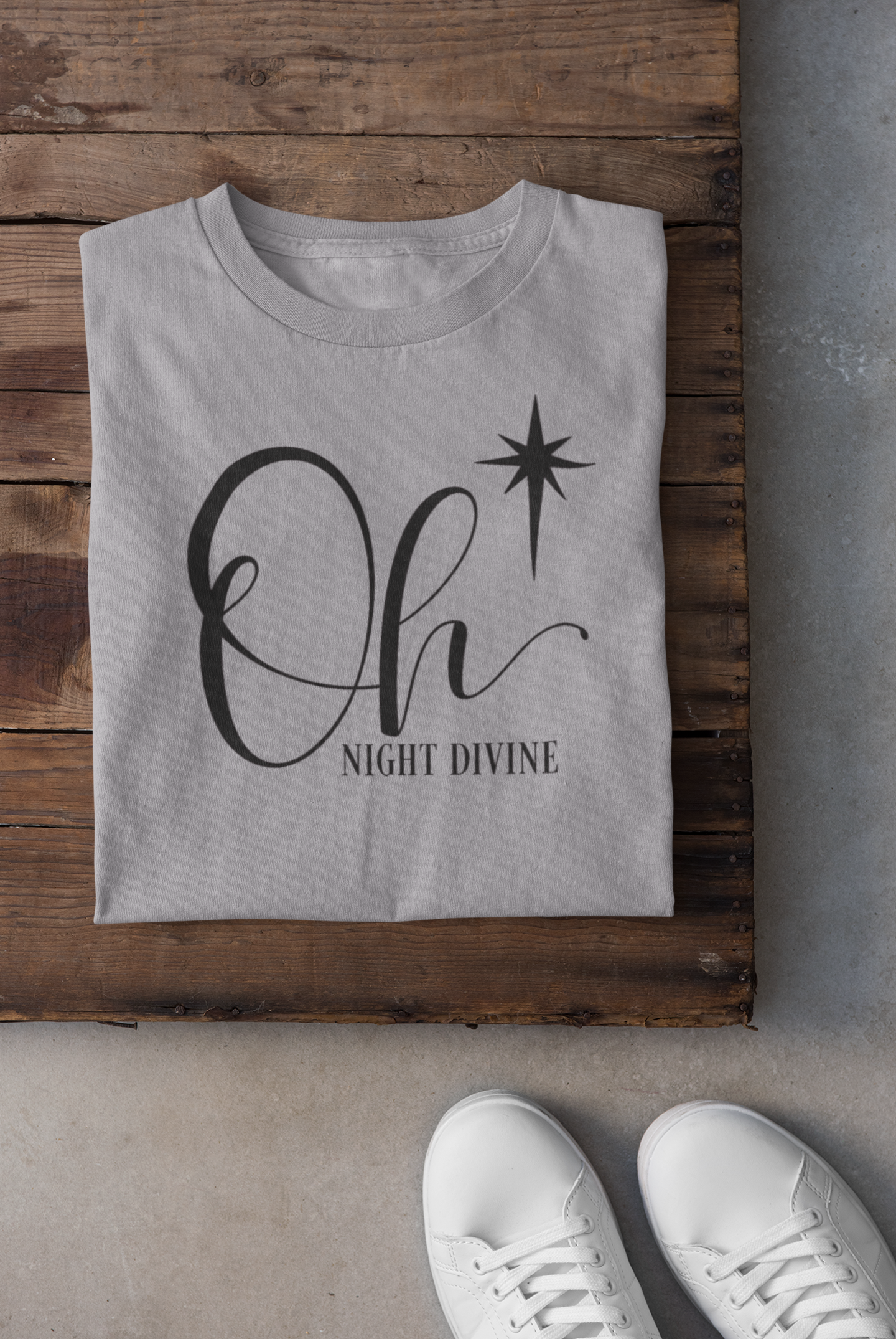 Oh Night Divine Regular & Plus Long or Short Sleeve Graphic Tee