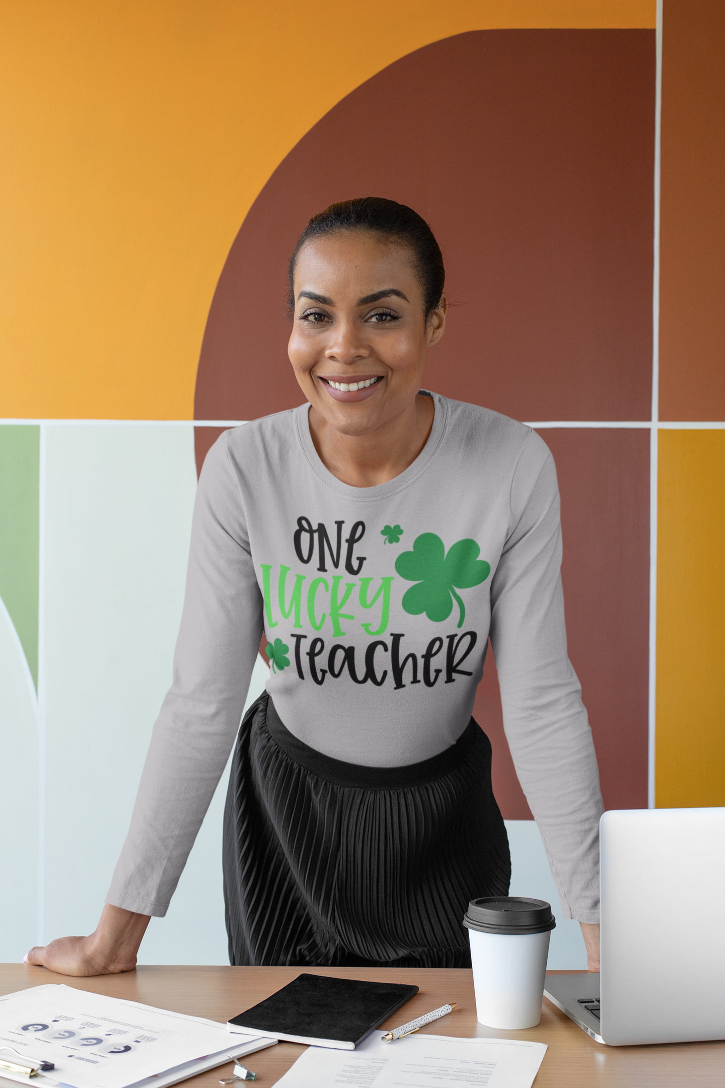 One Lucky Teacher Tee Shirt