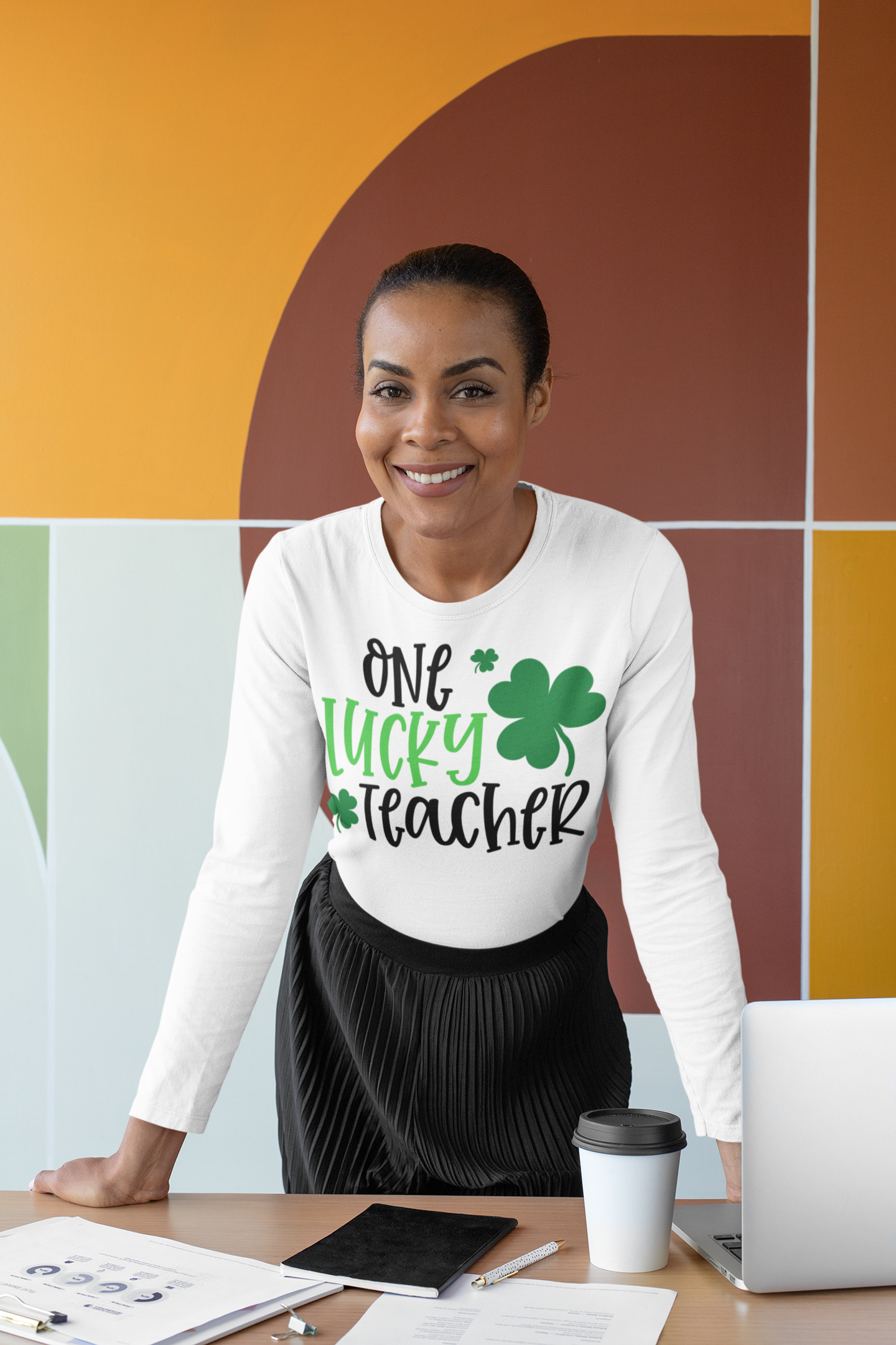 One Lucky Teacher Tee Shirt